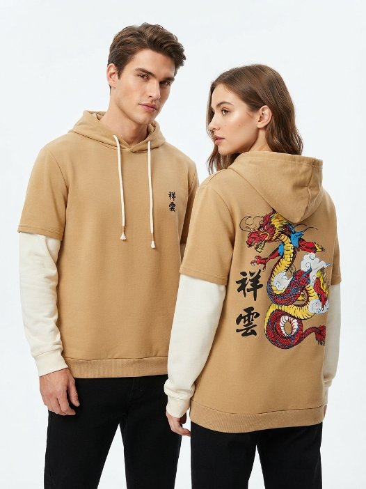 Hoodie unisexe shein taille L