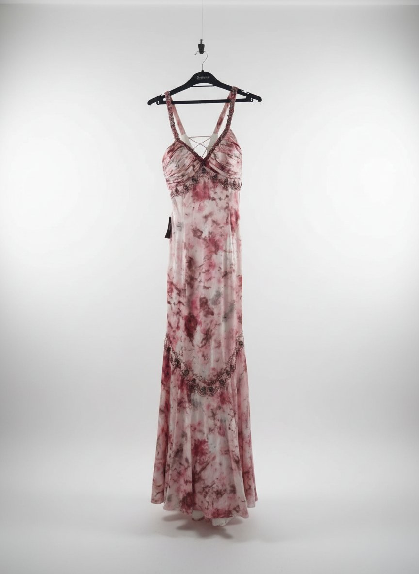 Robe soirée en satin de soie 