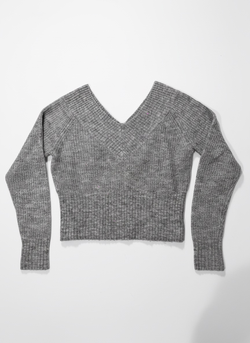 Pull gris chiné Divided H&M - Taille S