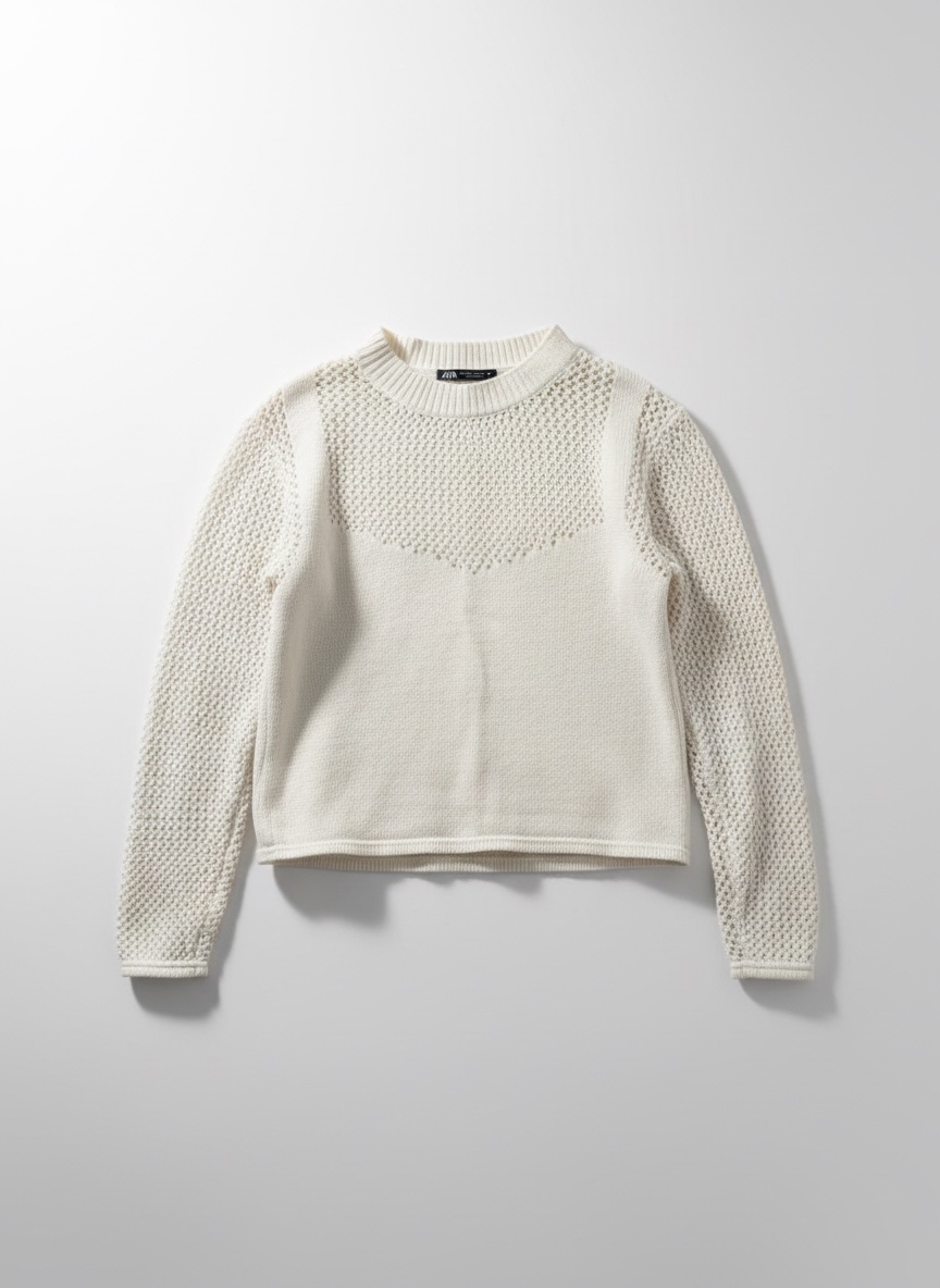Pull blanc 