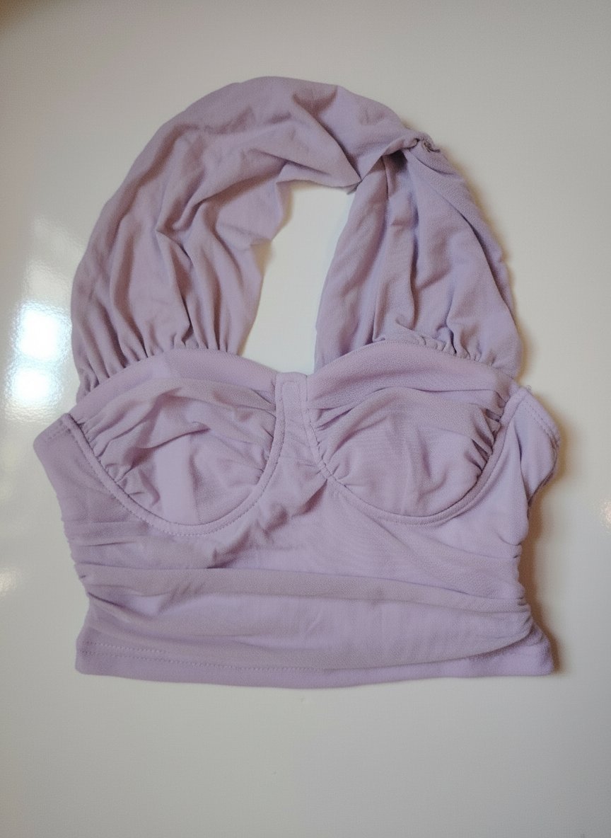 Crop top violet