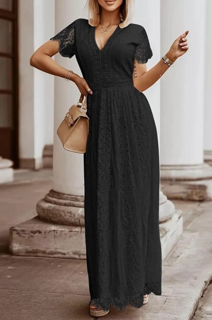 Robe noir longue 