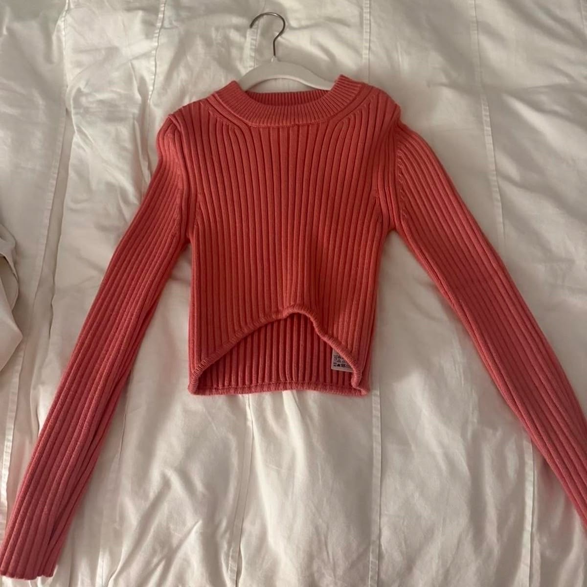 Zara cropped top pink 