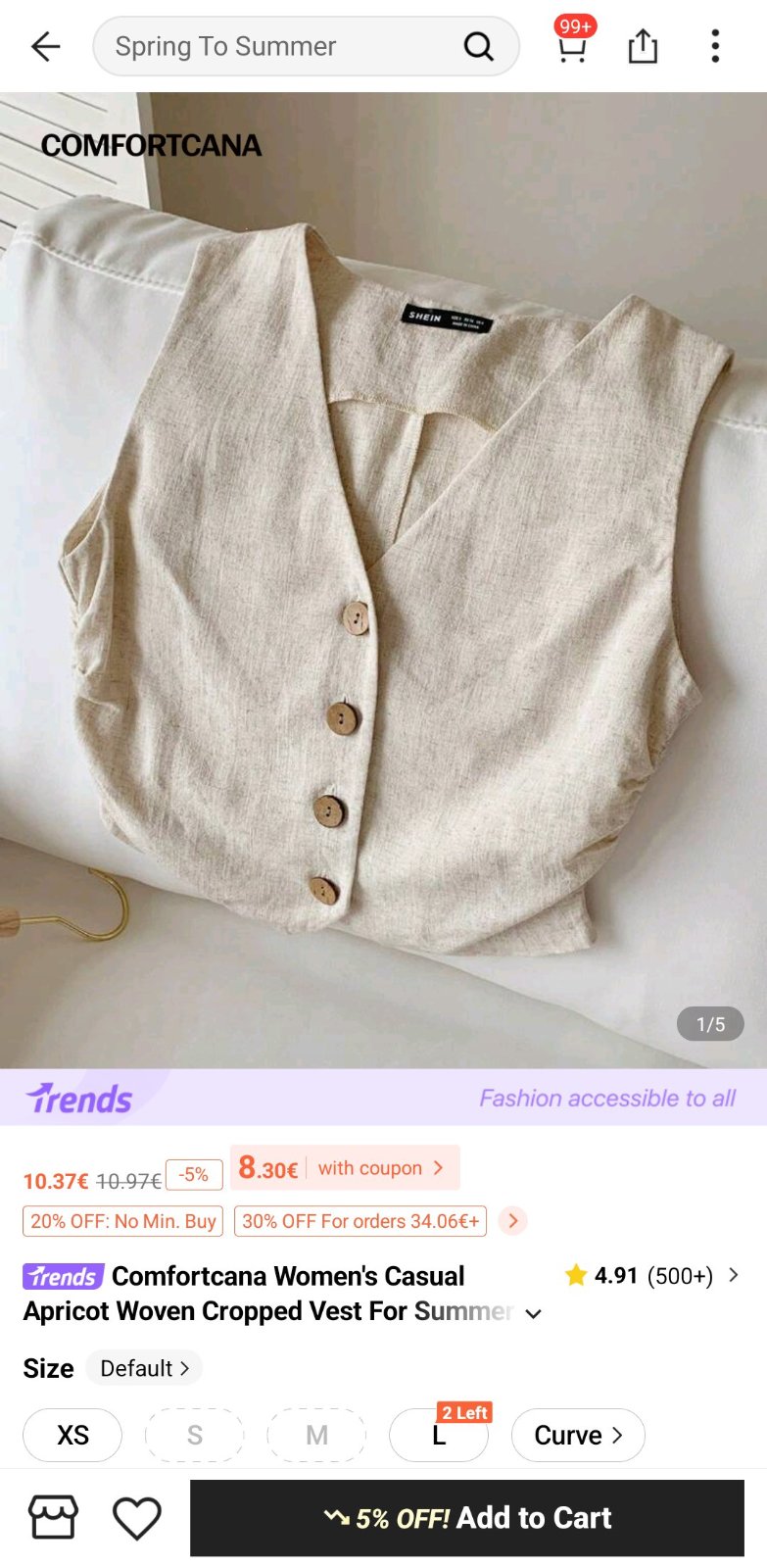 Debardeur shein