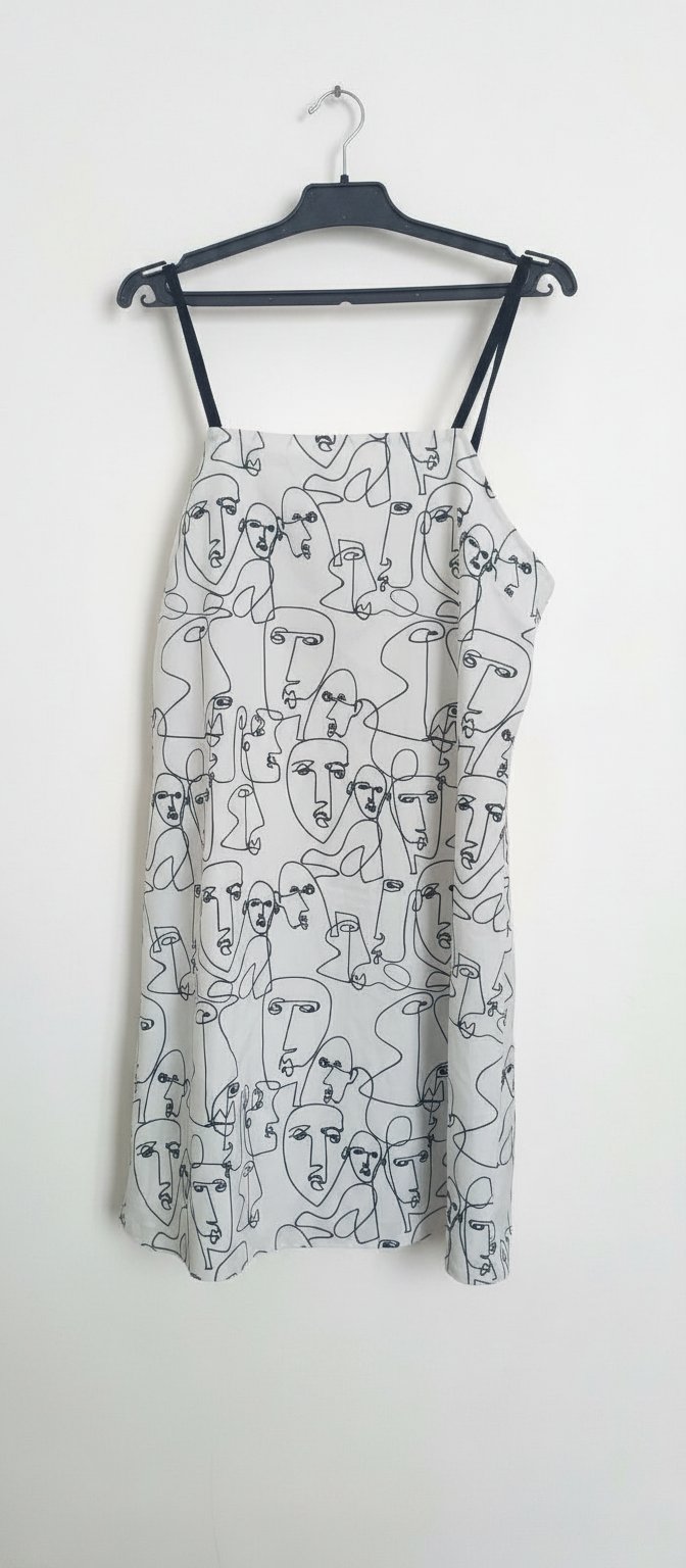 Robe bretelles imprimée