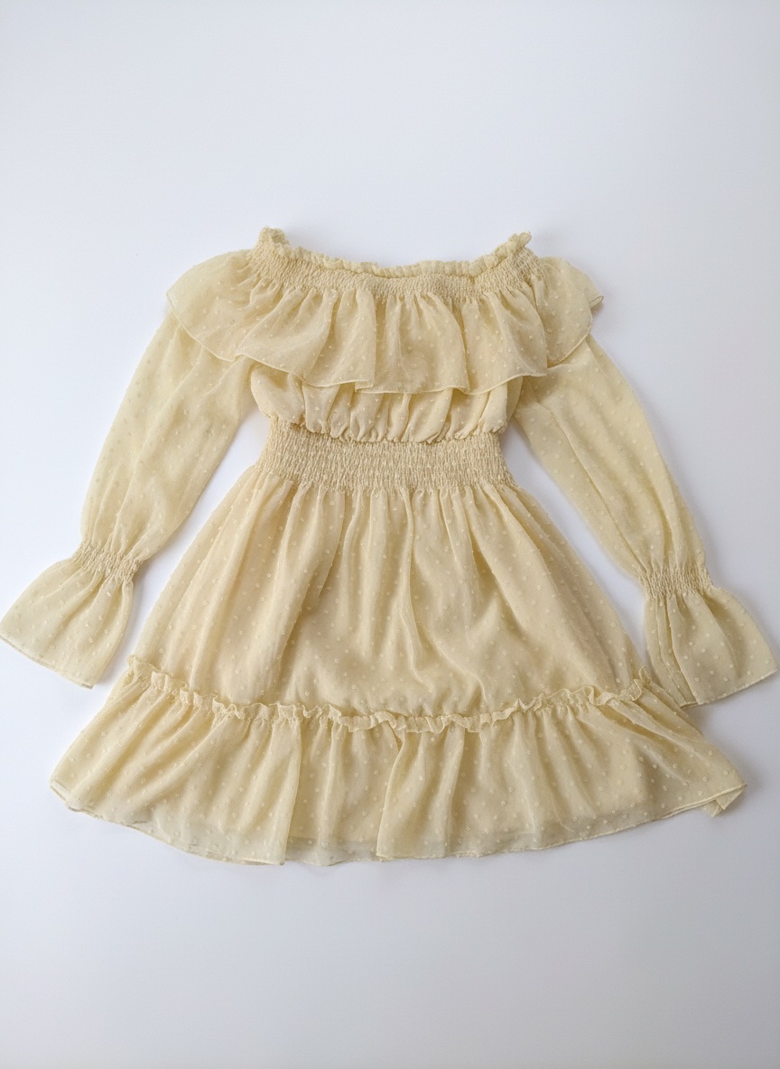Mini robe (butter yellow)