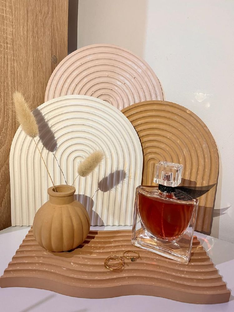Set décoratif en plâtre – Style moderne et naturel