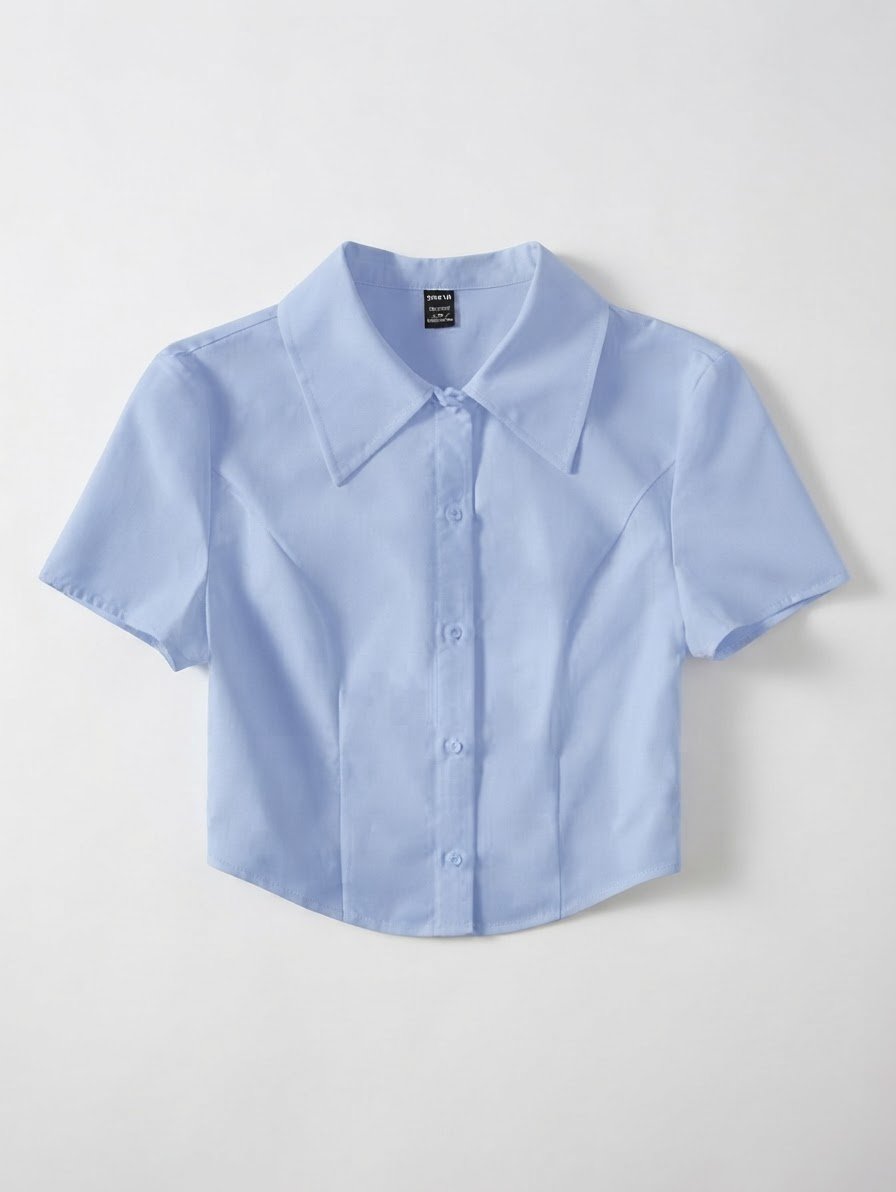 Chemise bleu ciel femme – très bon état
