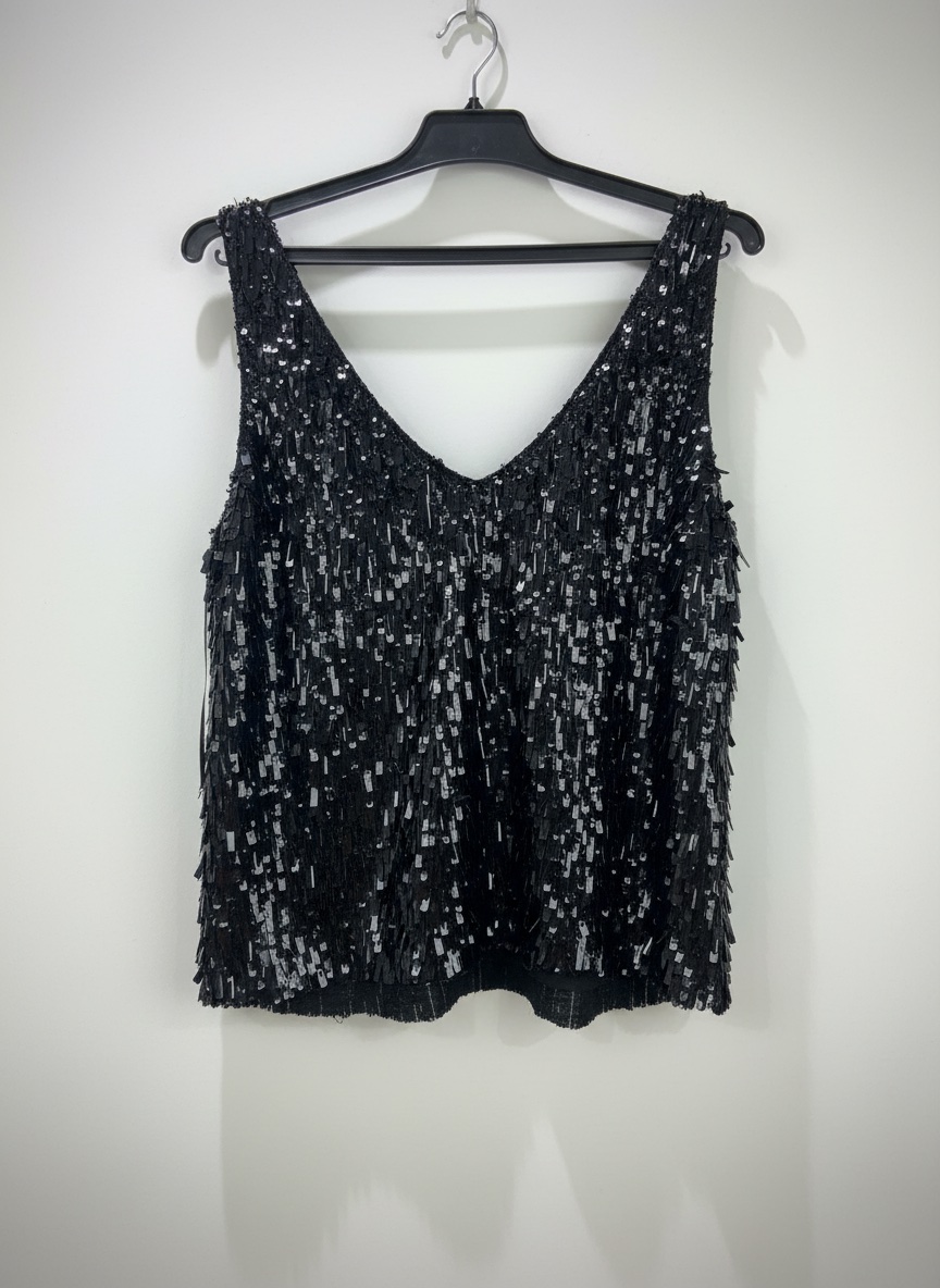 Top noir zara 
