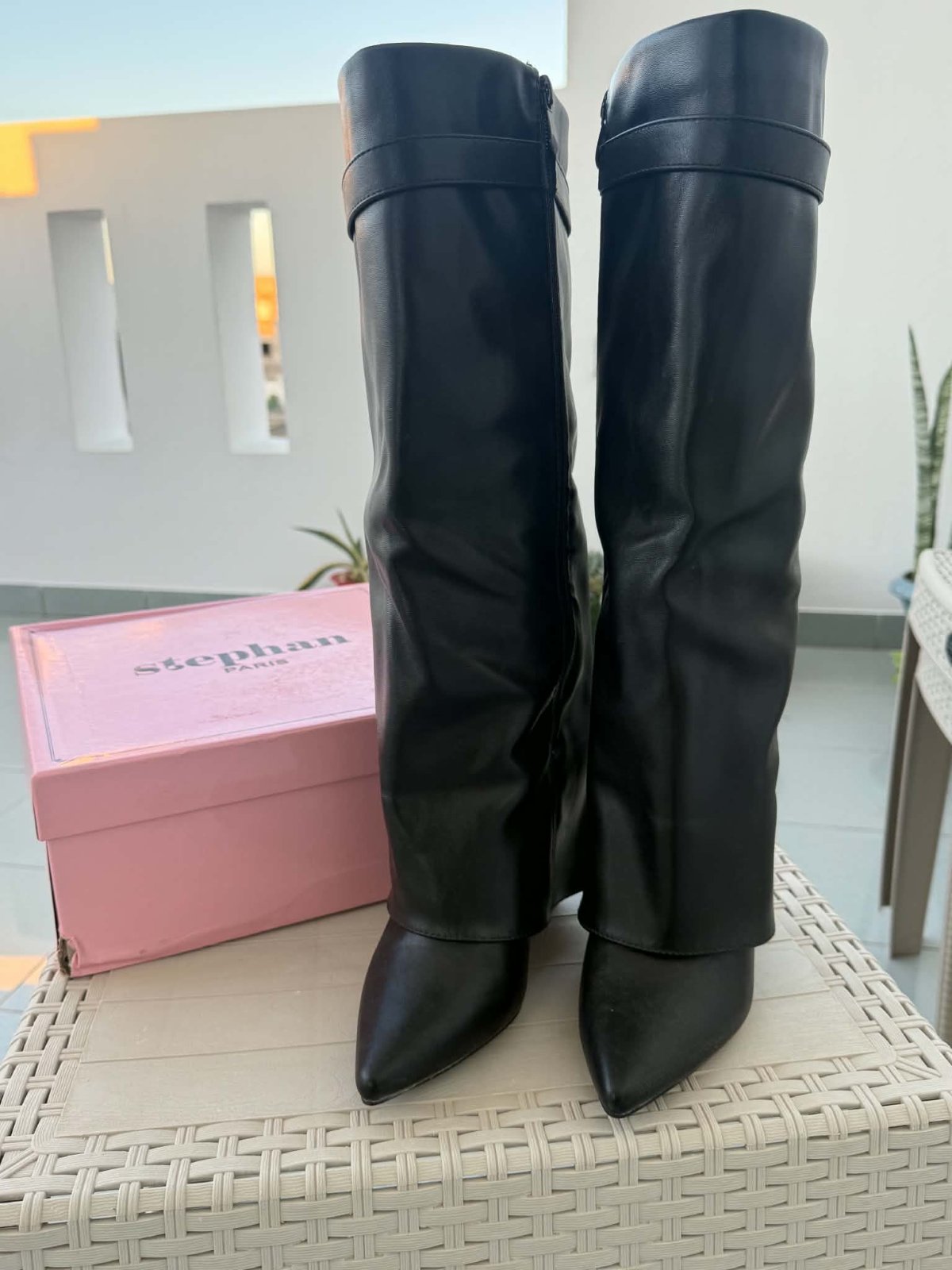 Bottes noires élégantes – Pointure 36