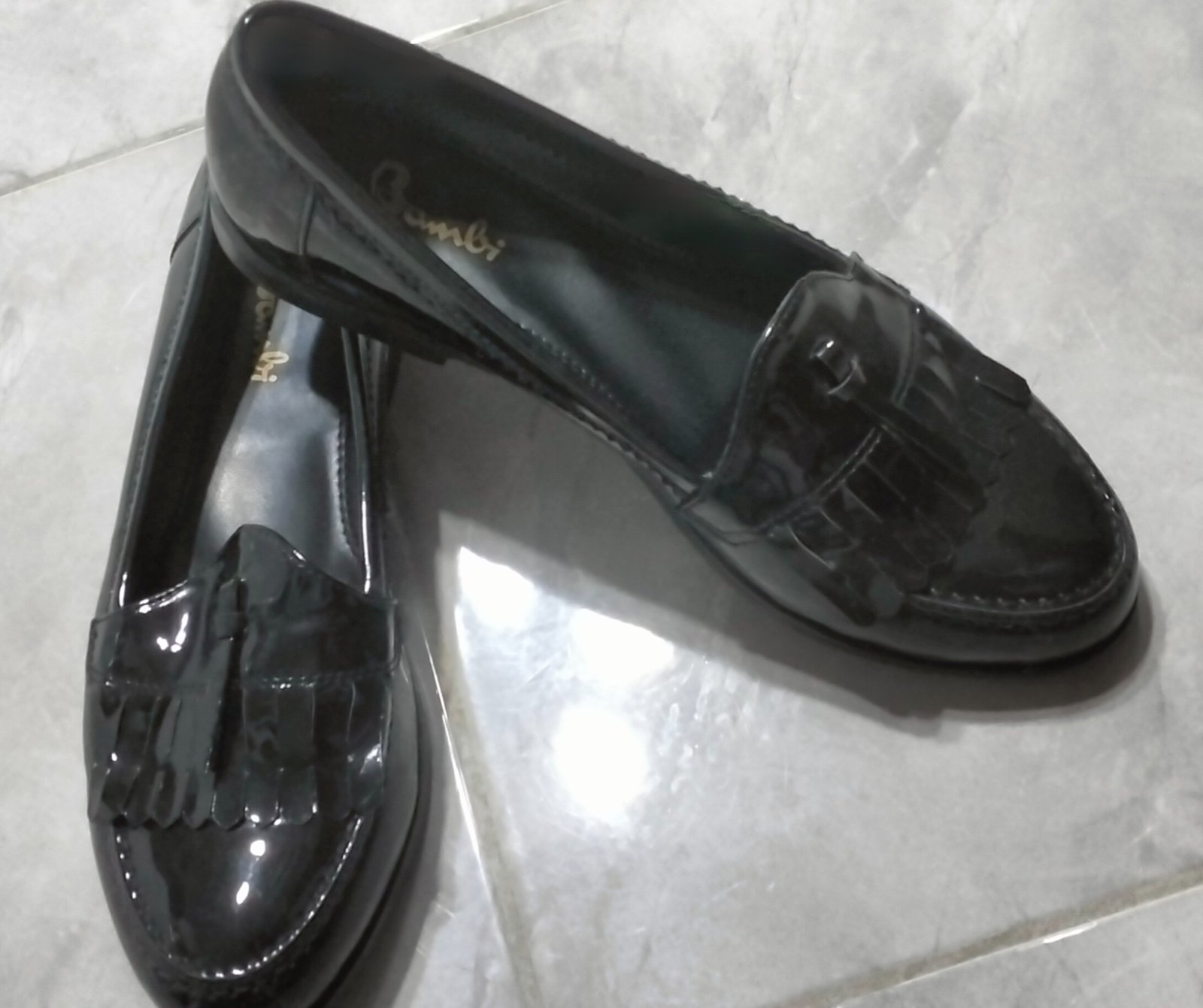 Derbies Noir Vernis 