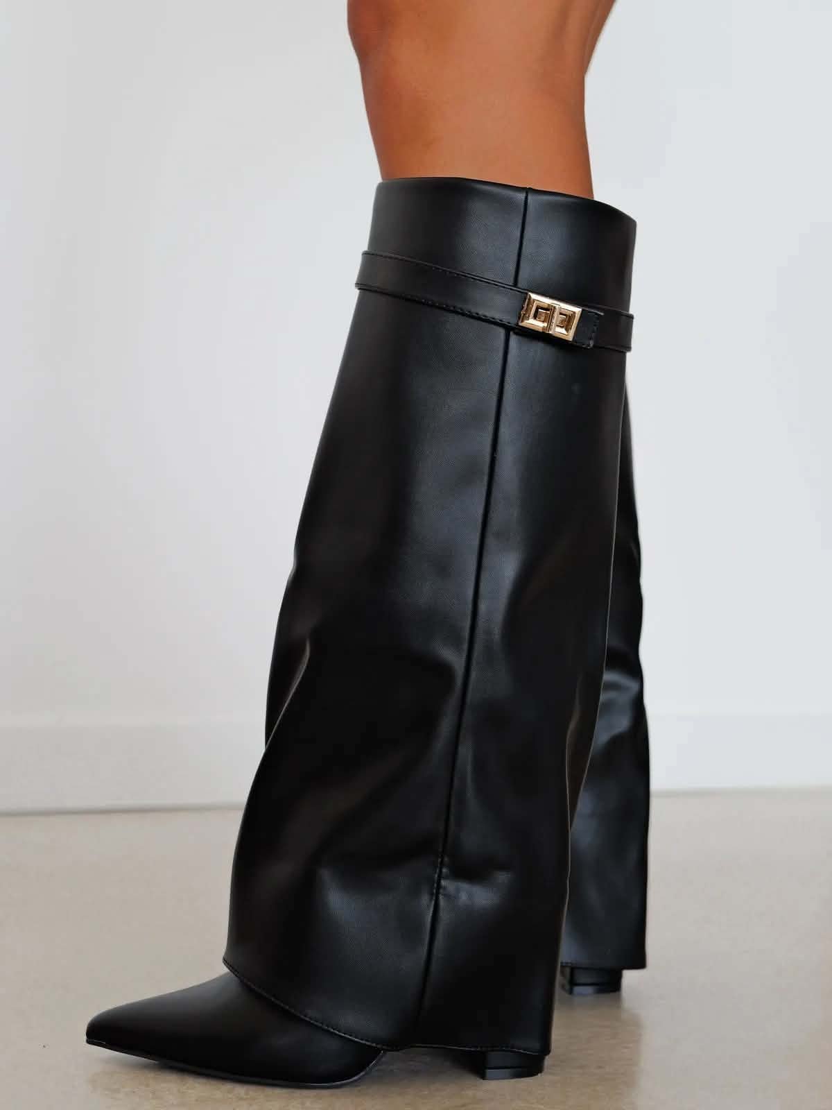 Bottes noires élégantes – Pointure 36