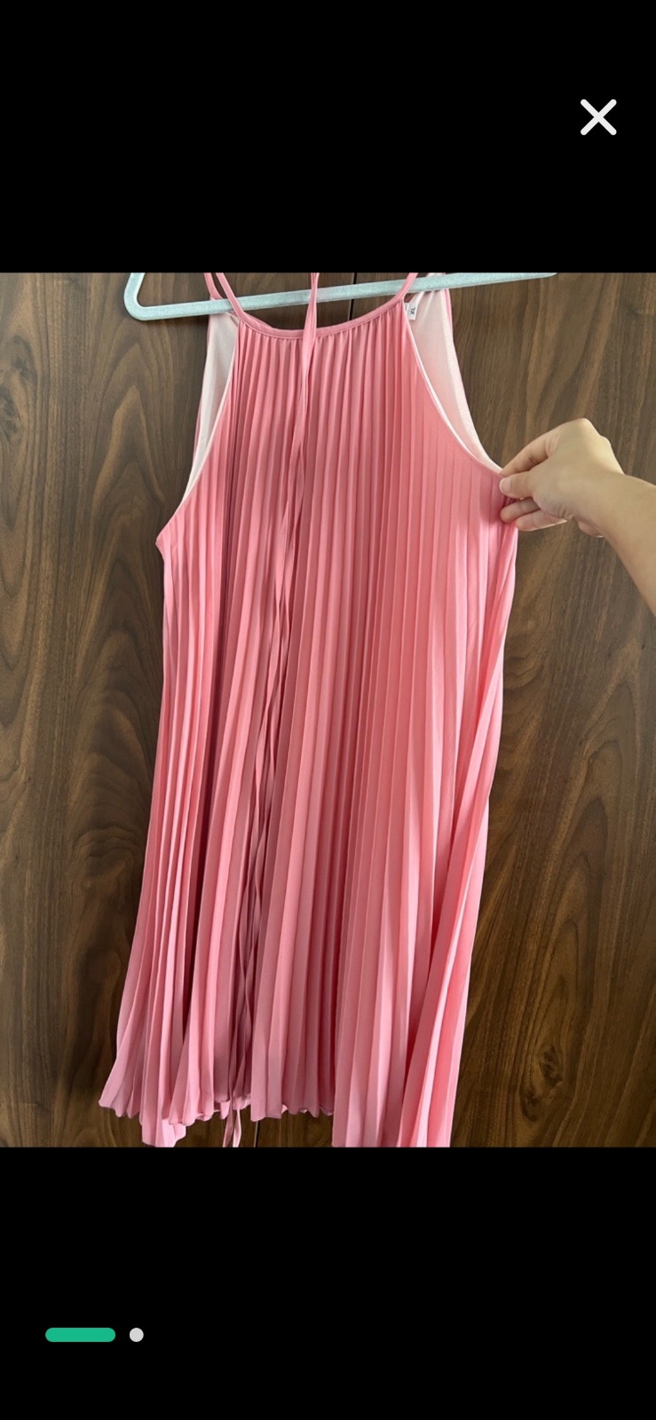 Robe rose poudre