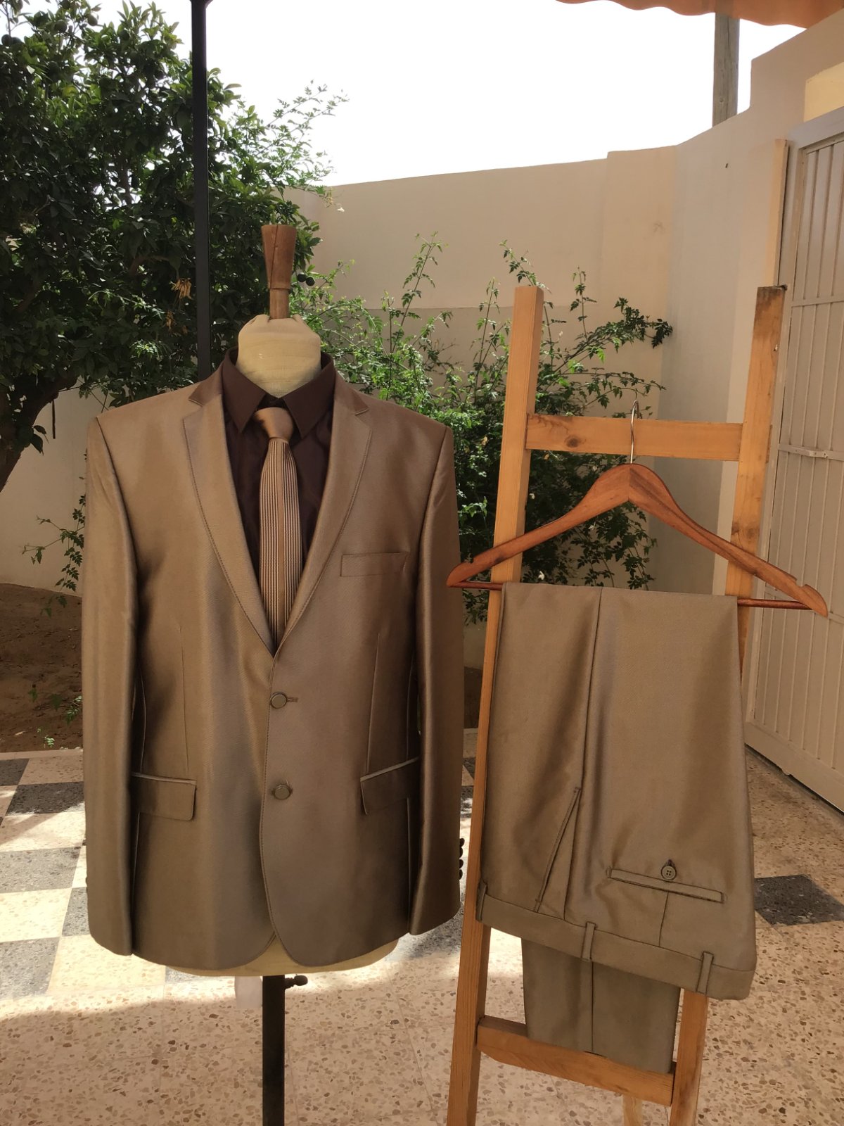 Costume homme ANTONI ZANETI marron – M/L