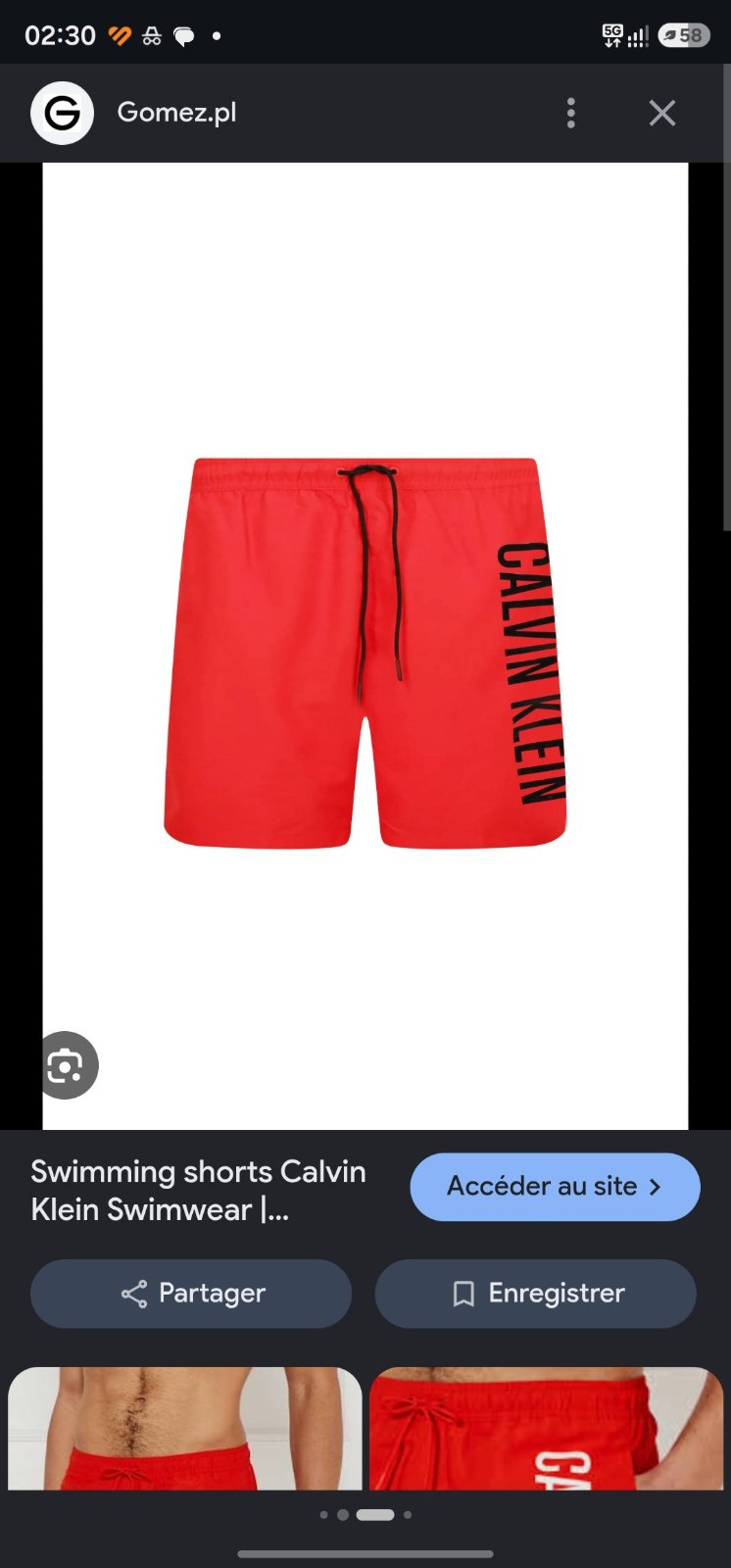 Maillot de bain Calvin Klein
