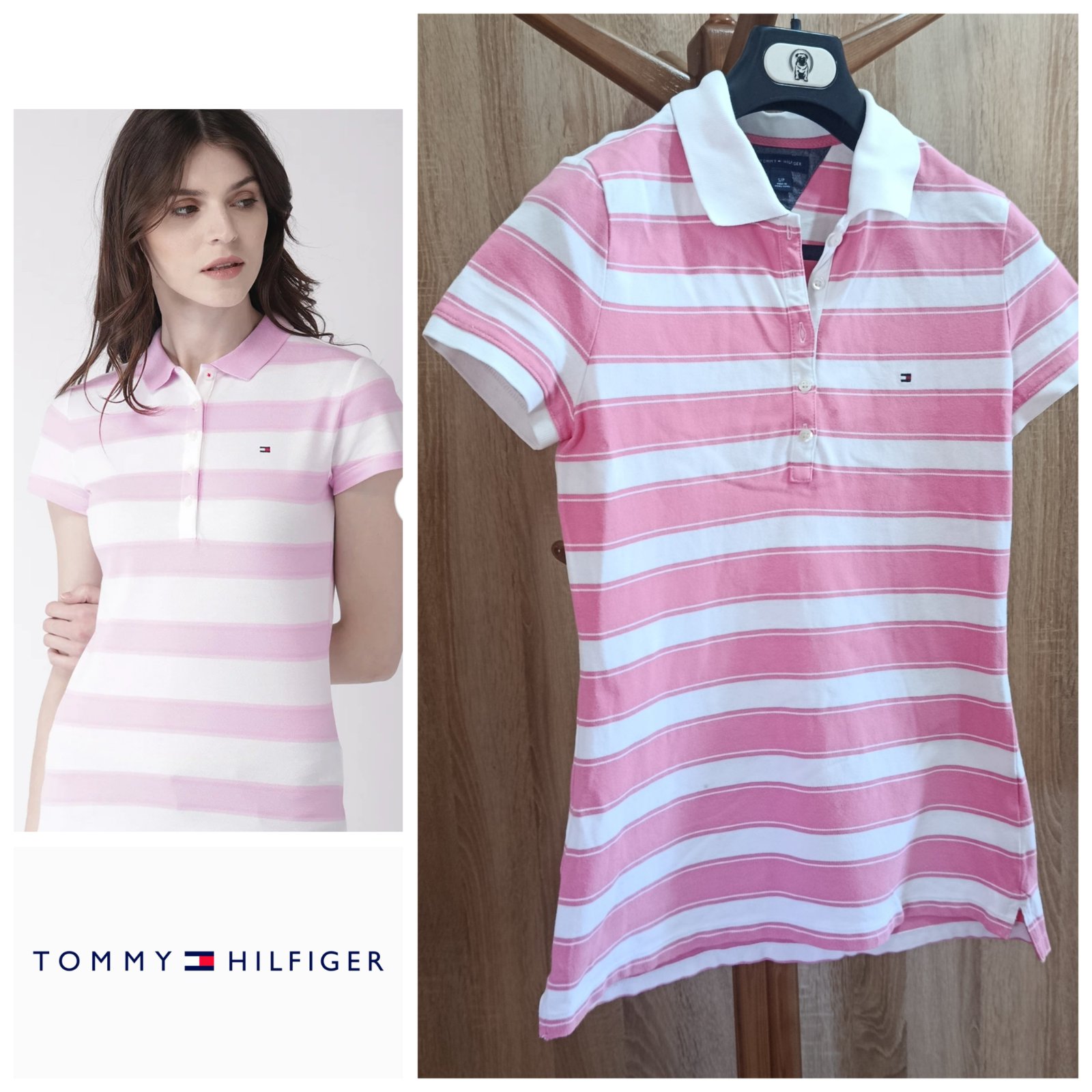 Polo à rayures Tommy Hilfiger T.s 