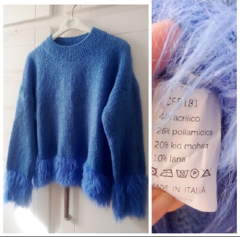 Pull bleu stylé T.m