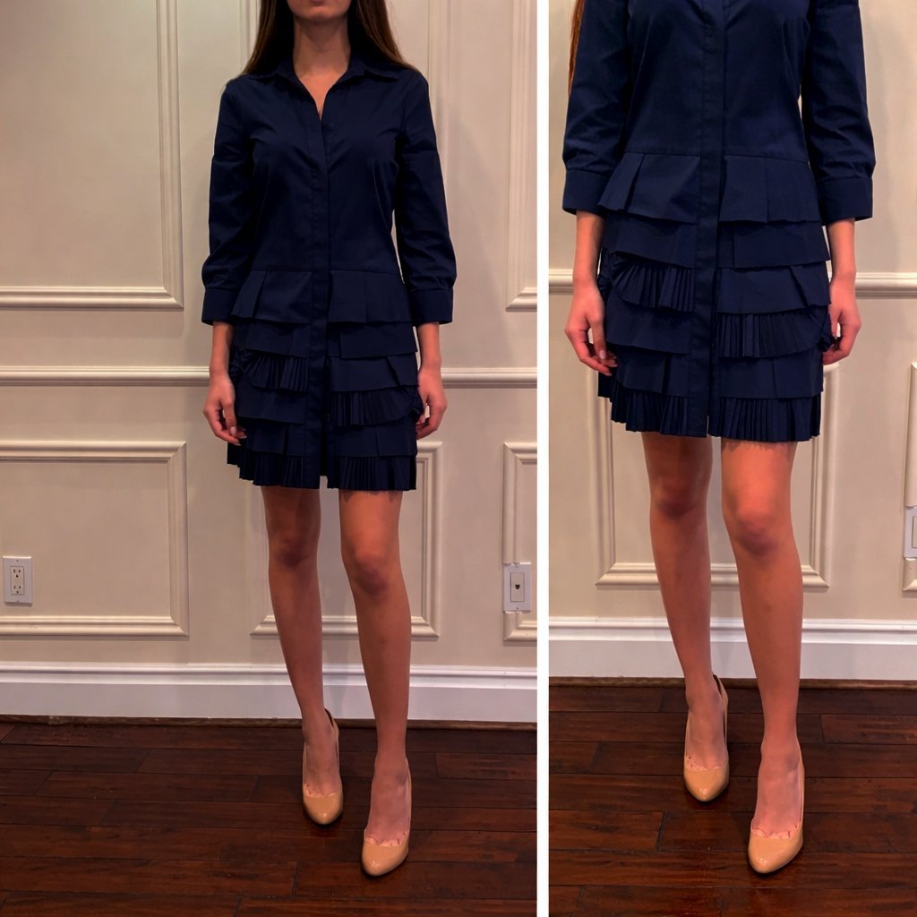 Robe bleu nuit maxazria T.m 