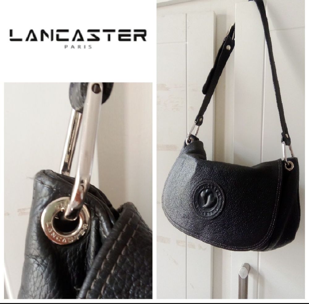 Sac à main noir Lancaster en cuir 