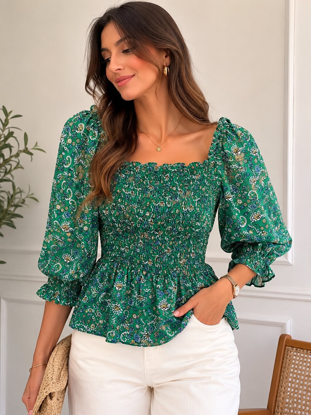 Blouse smoké maxstudio T.S 