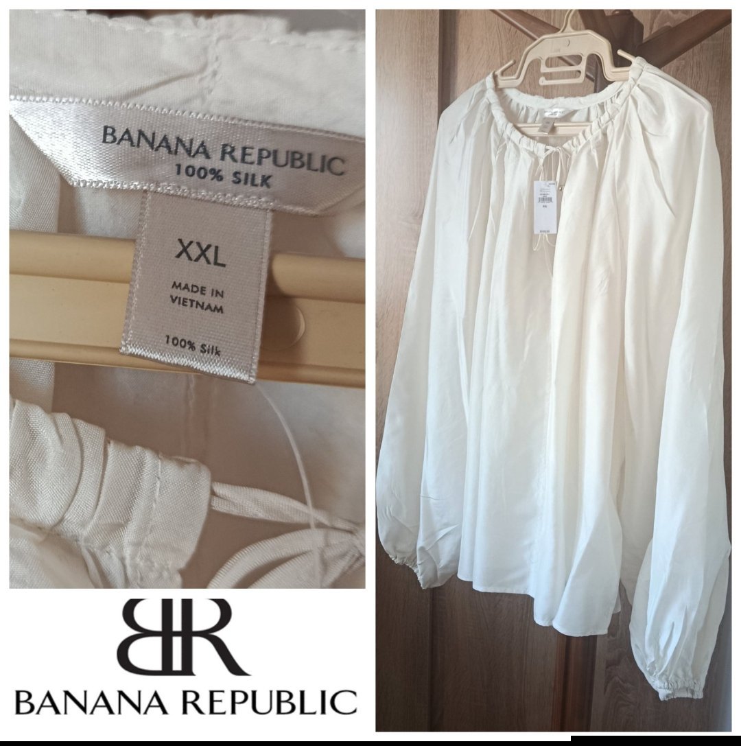 Blouse banana republic 💯% soie T.XxL  