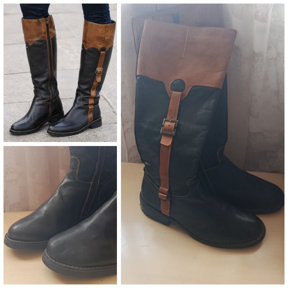 -20% Des bottes bicolores 100% cuir p.40 