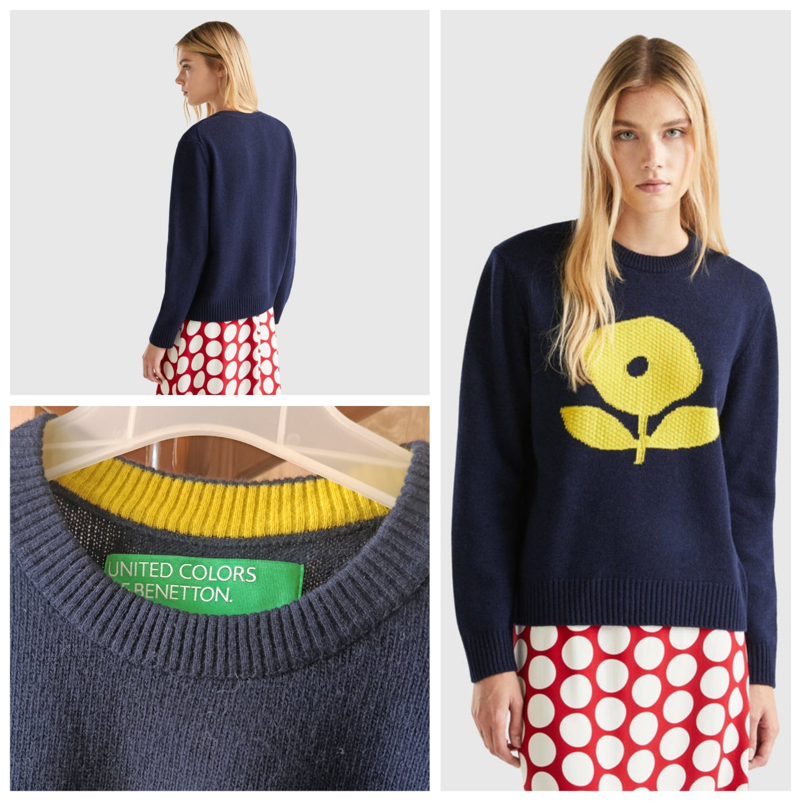 Pull Benetton en laine T.xL