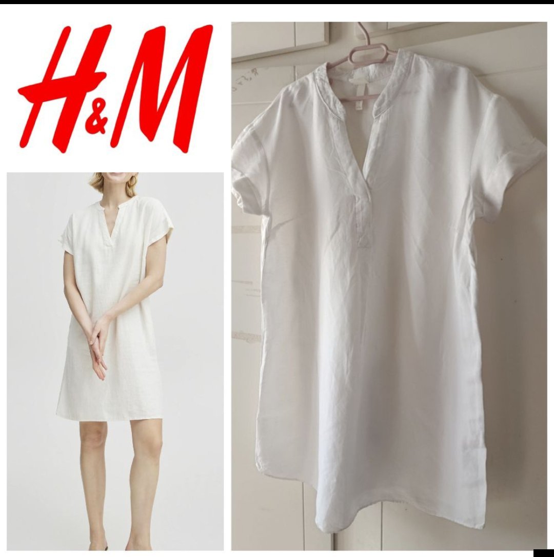 Robe chemise blanche h&m T .s 