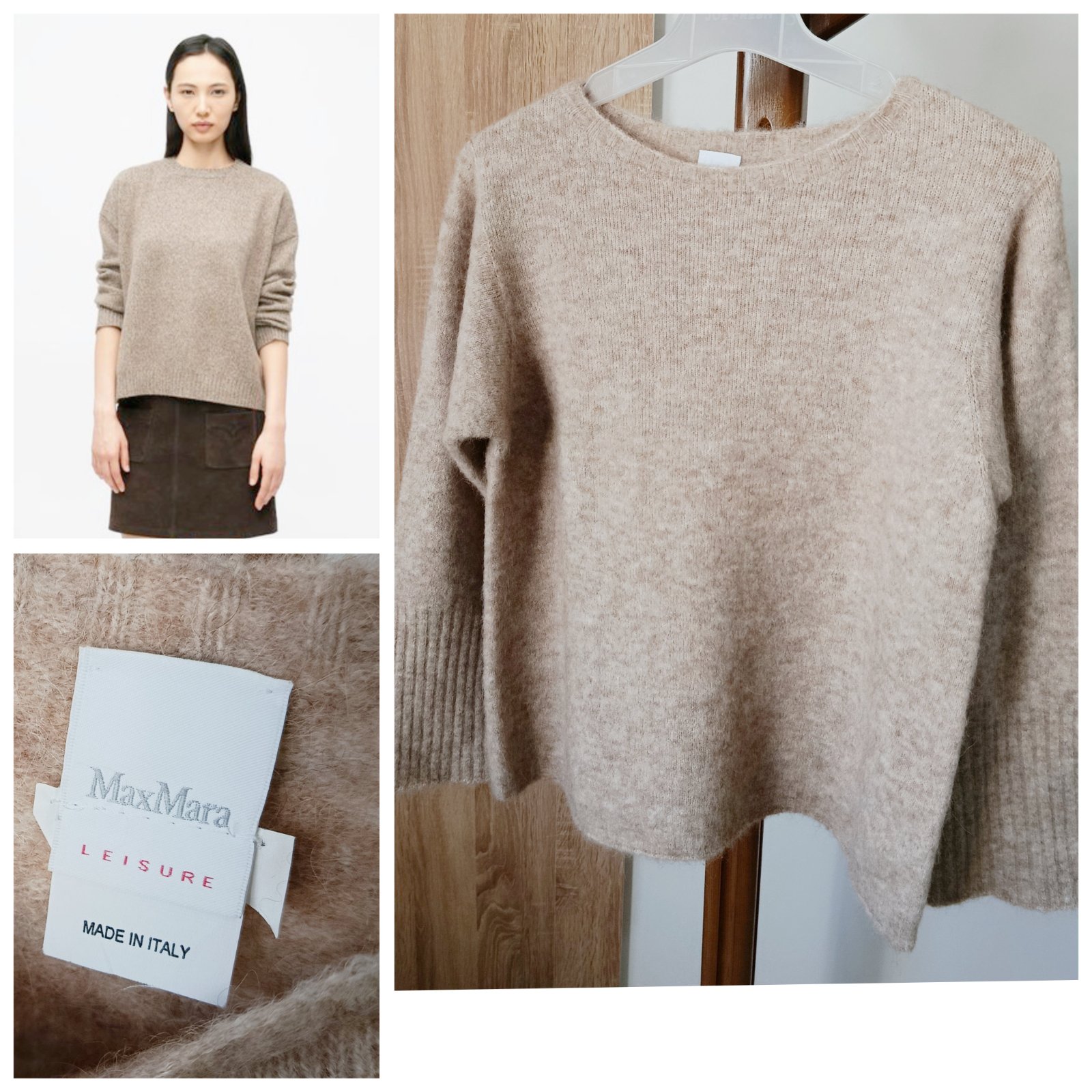 Pull beige Max mara T.s