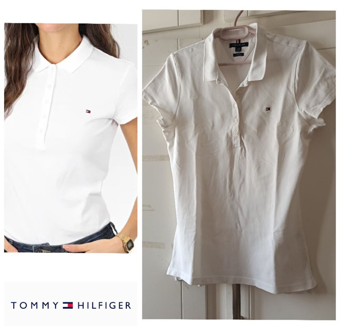 Polo blanc tommy H T.L
