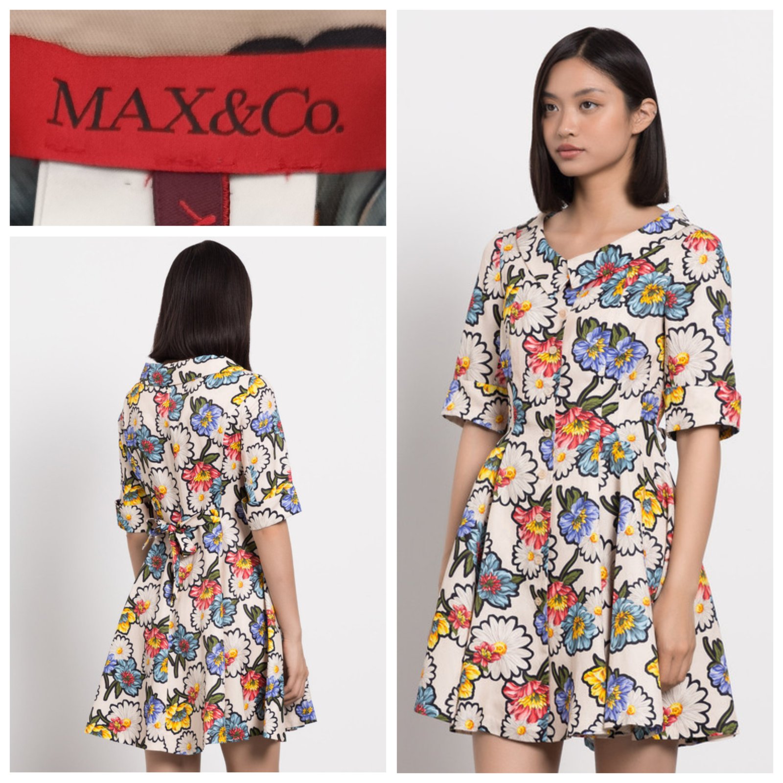 Mini robe florale Max&Co T.s