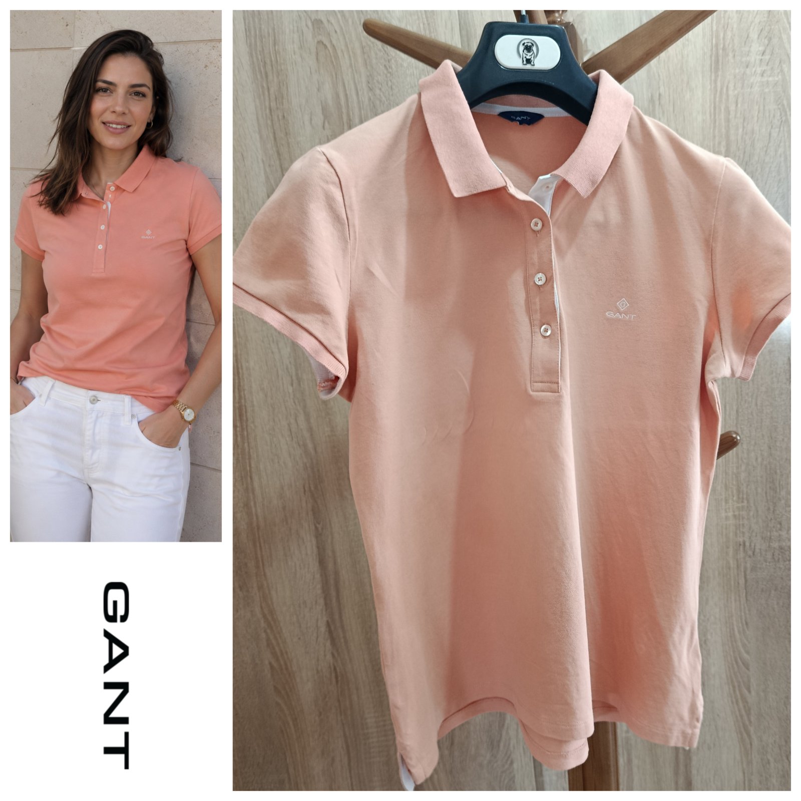 Polo Gant pêche 🍑 T.m