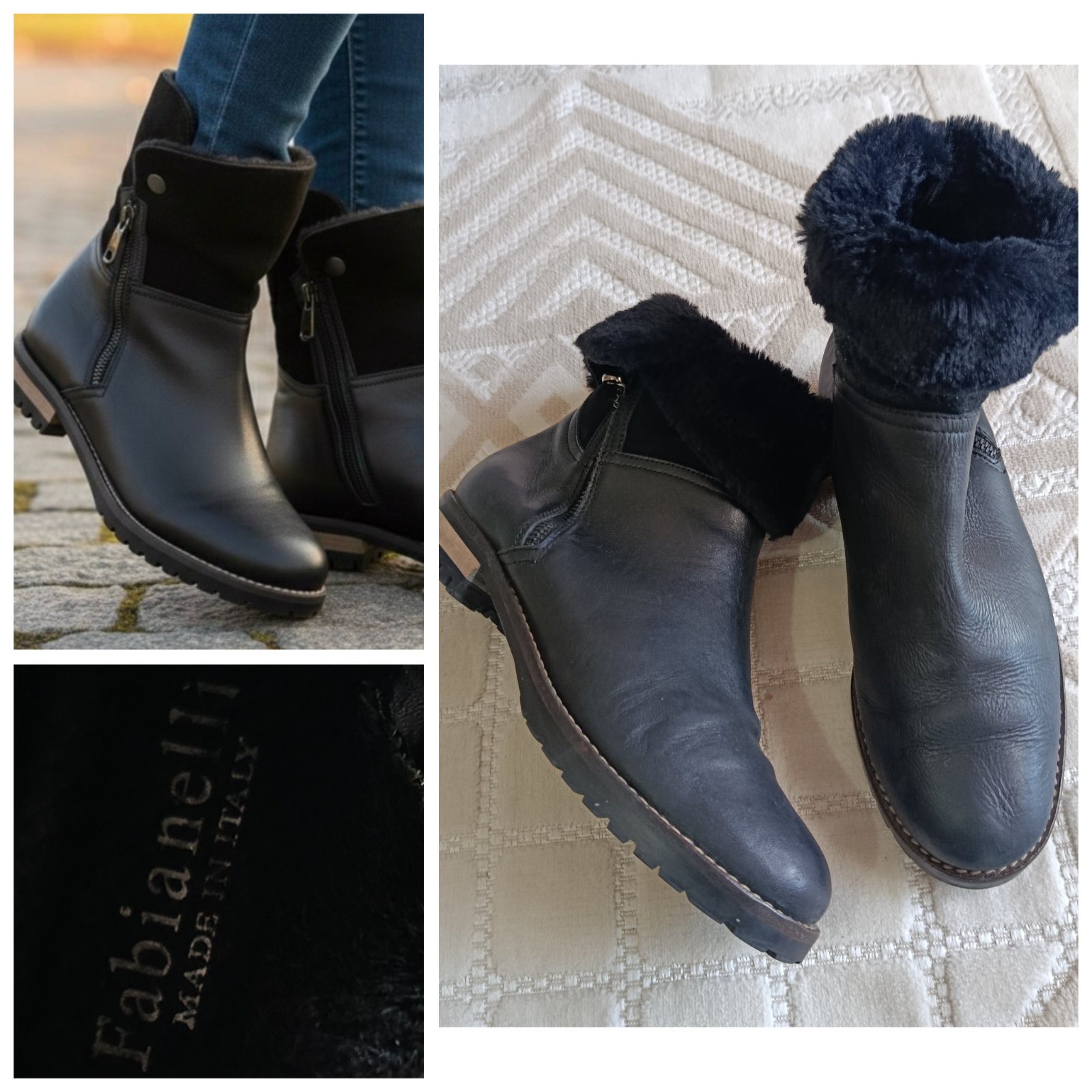 -15% code Sun_deals Bottines à fourrure fabianelli p.38 fort