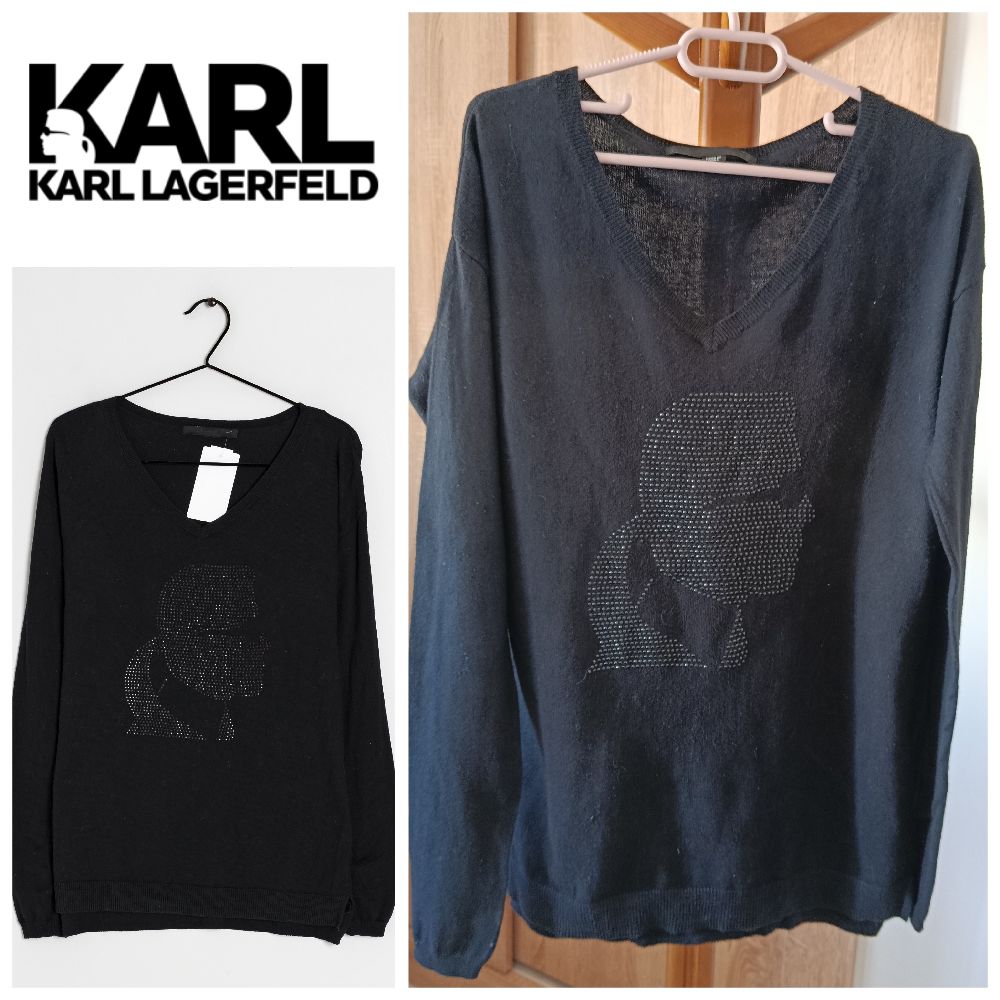  Pull noir Karl Lagerfeld T.s/m 
