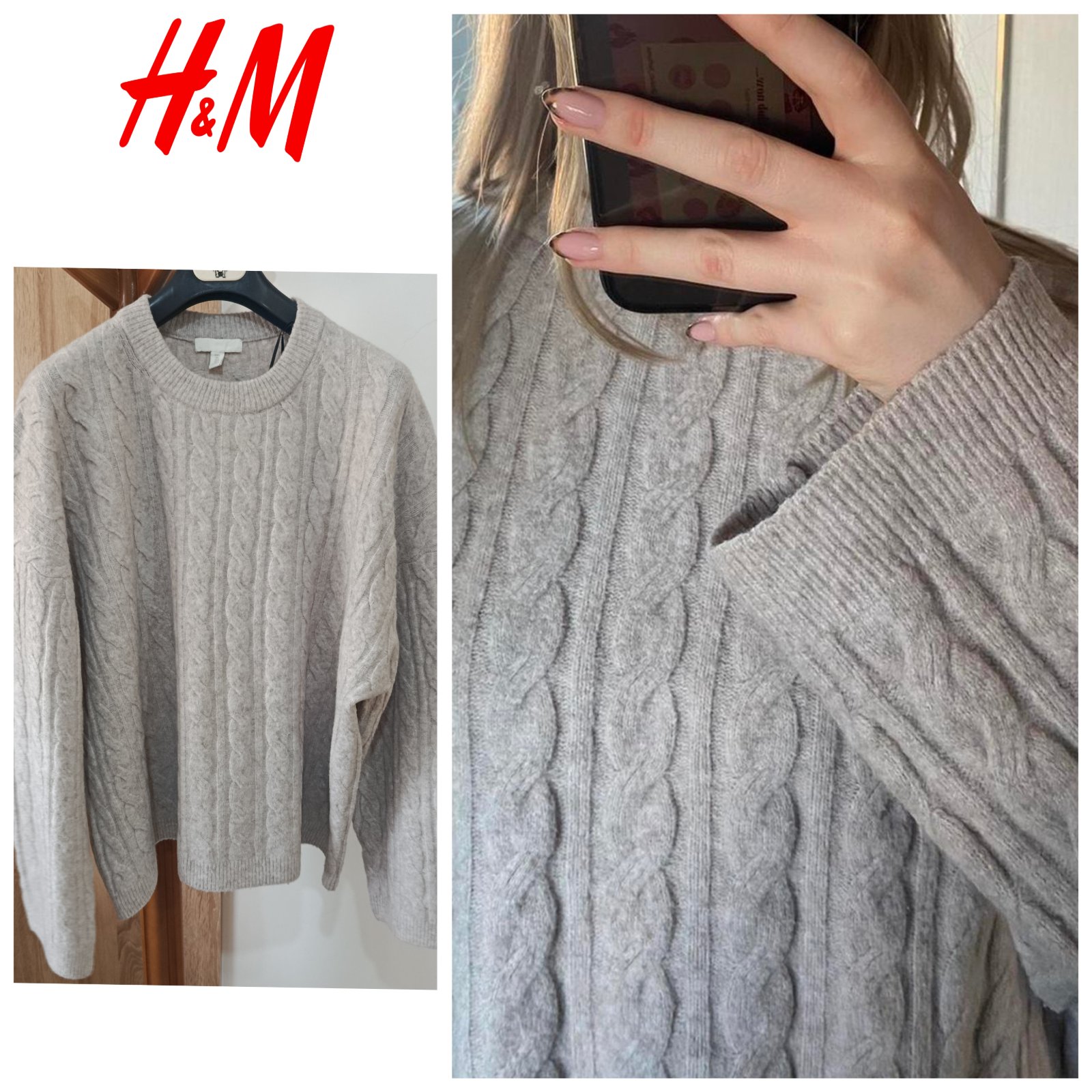 Pull torsadé H&m T.L oversize 