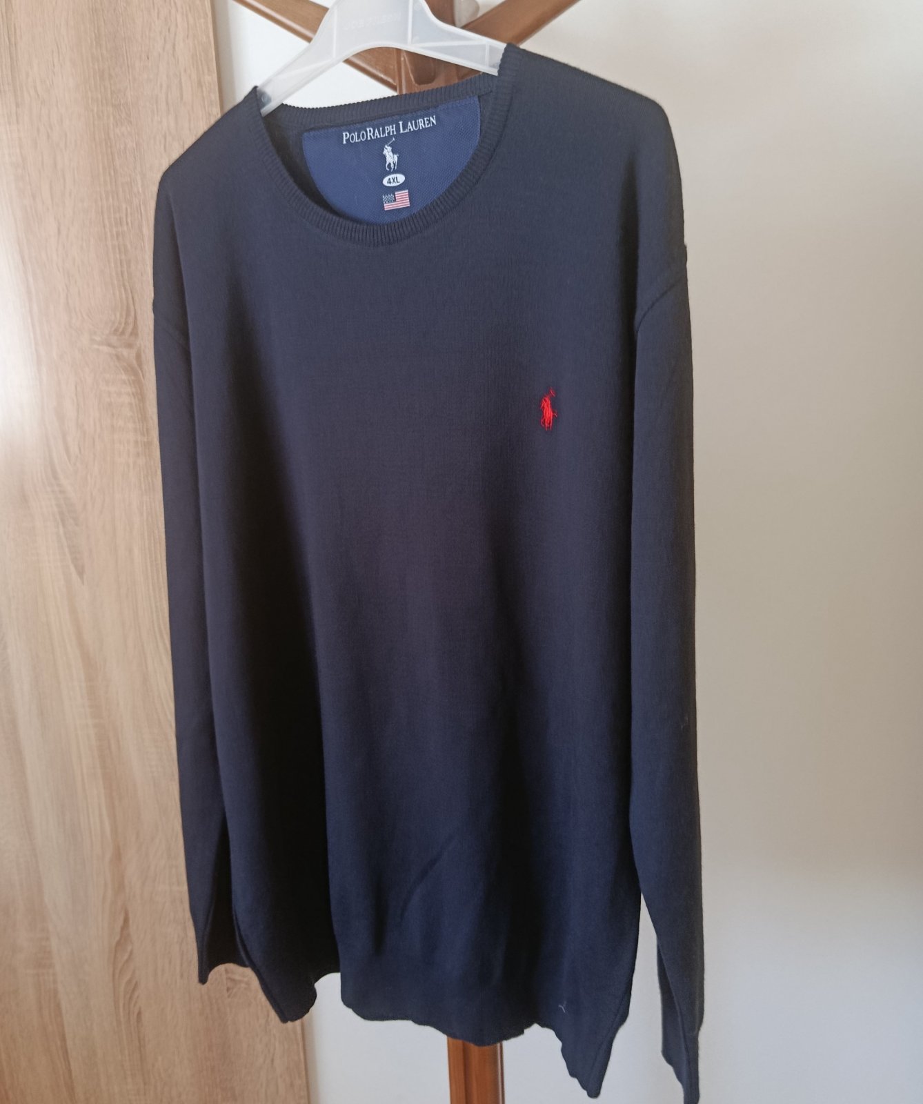 Pull RL bleu nuit grand taille 