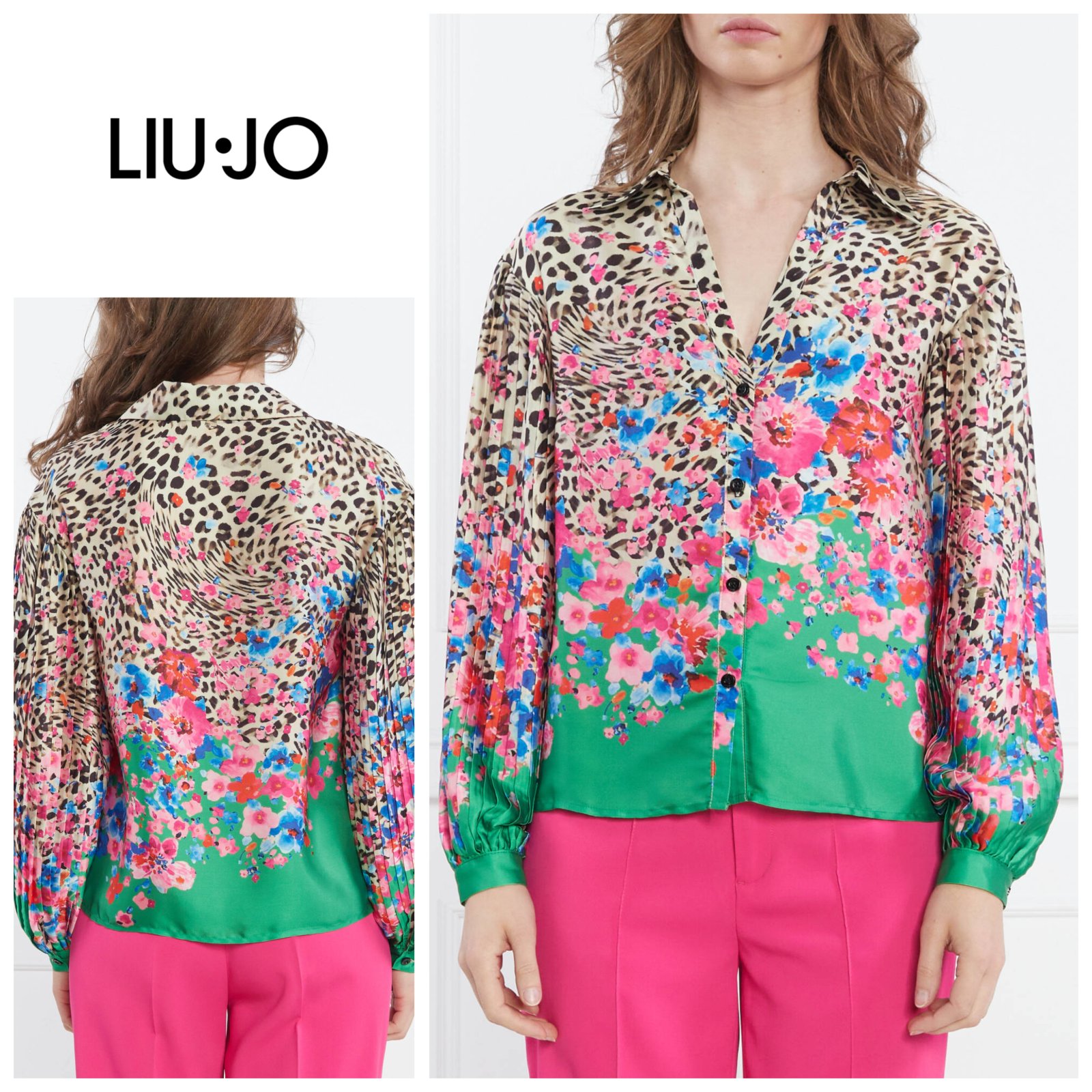 Chemise liu.Jo satiné neuve T.s/m 