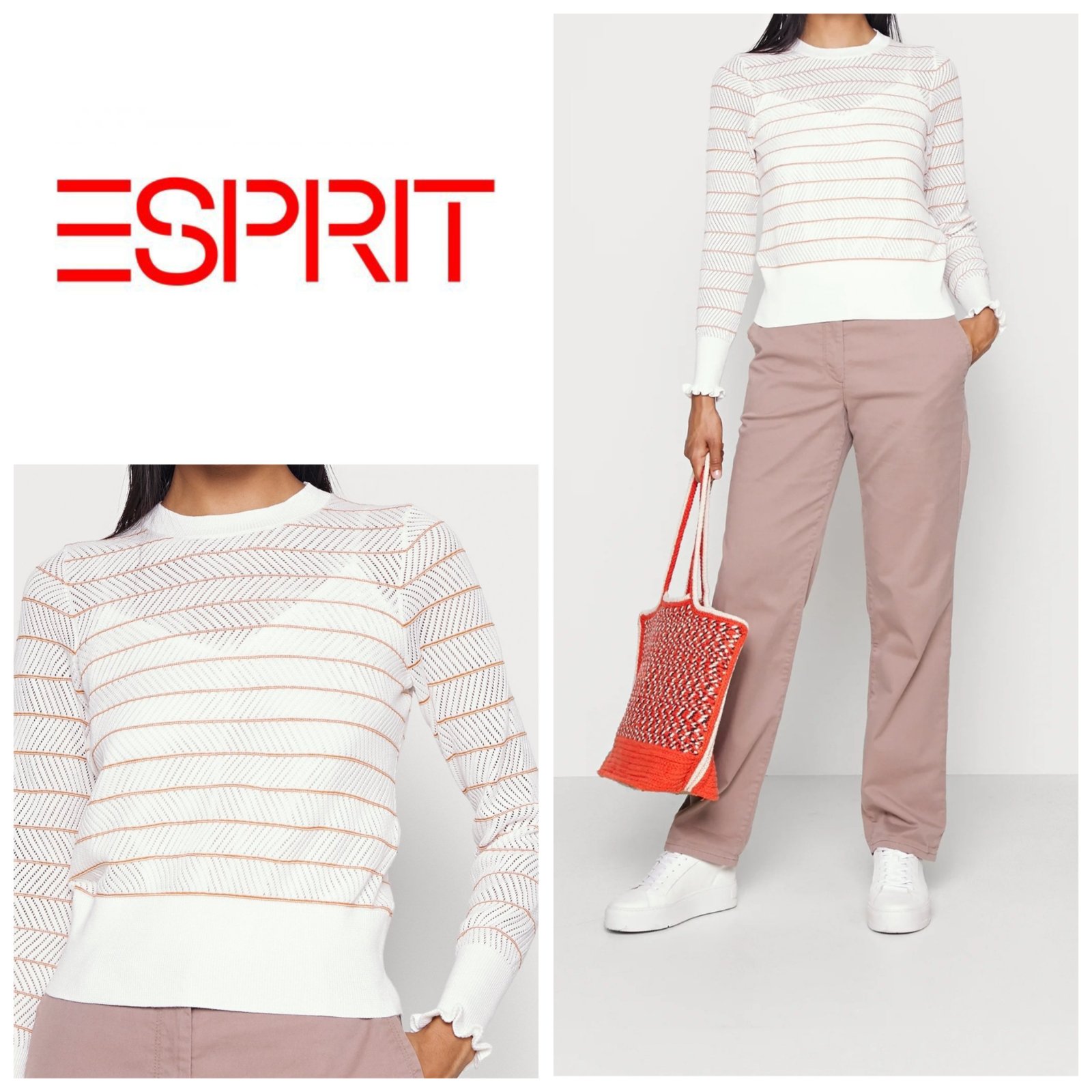 Pull à rayures esprit T.s/m 