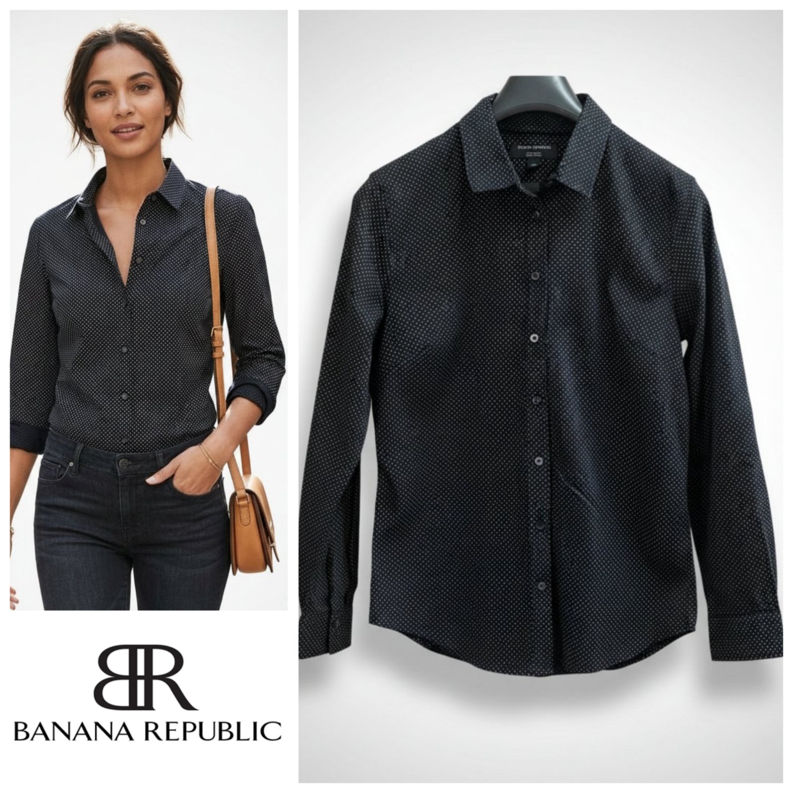 Chemise à pois neuve Banana republic T.m