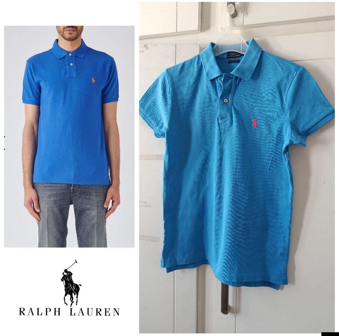 Polo R.L bleu T.s