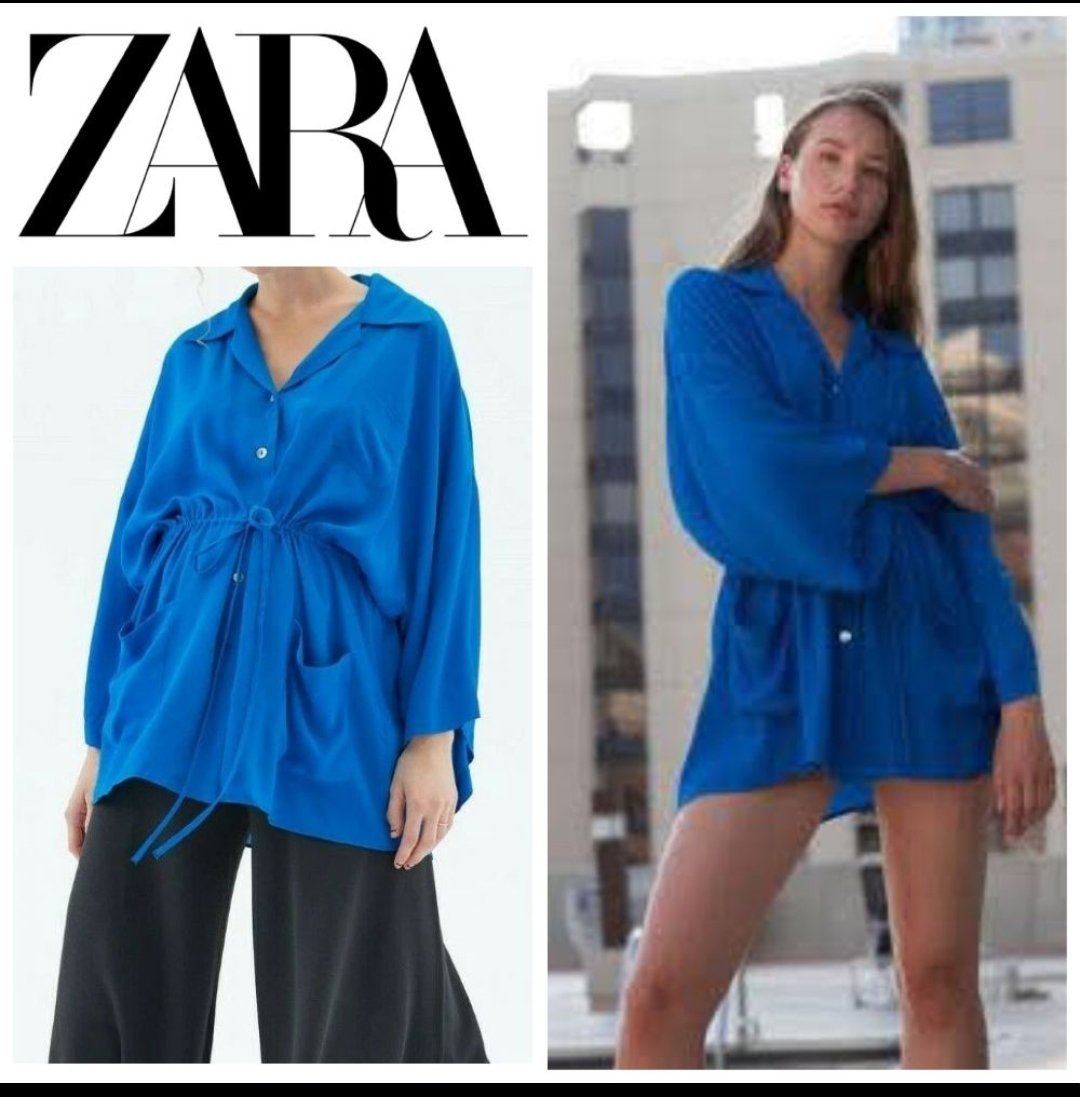 Chemise à ceinture Zara T.s/m/L 