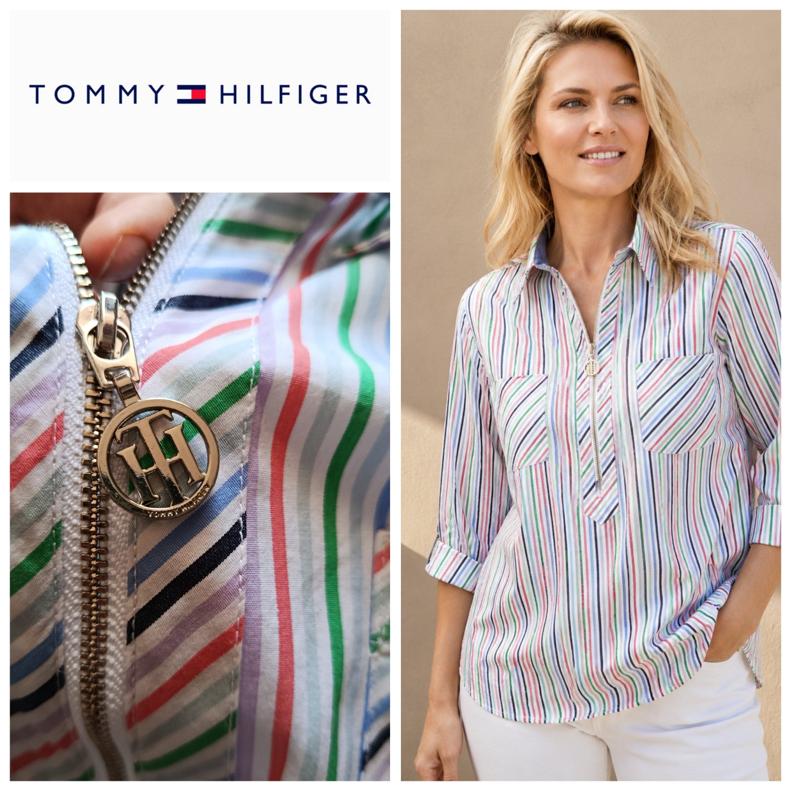 Chemise à rayures Tommy Hilfiger T xL