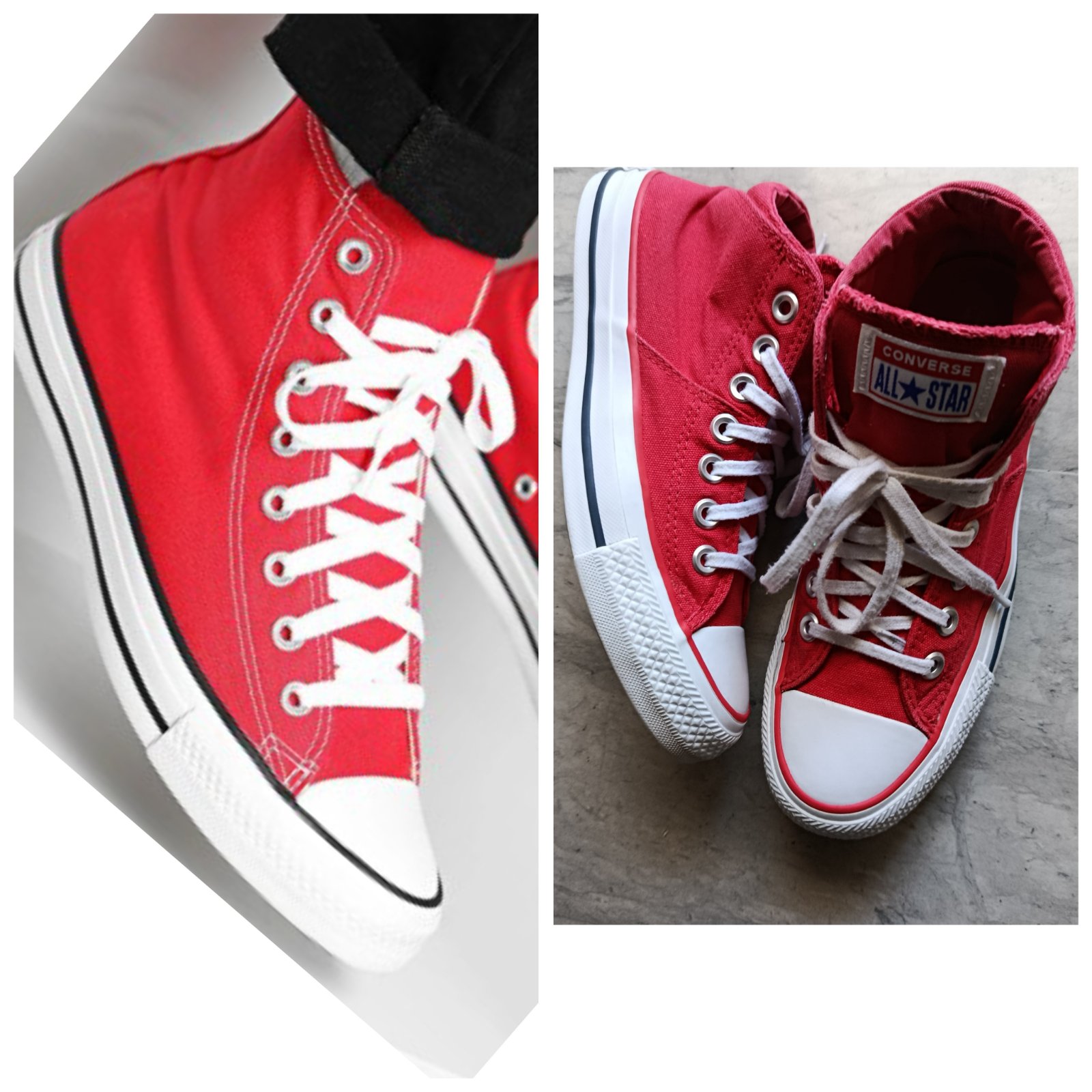 Converse rouge p.37/37,5
