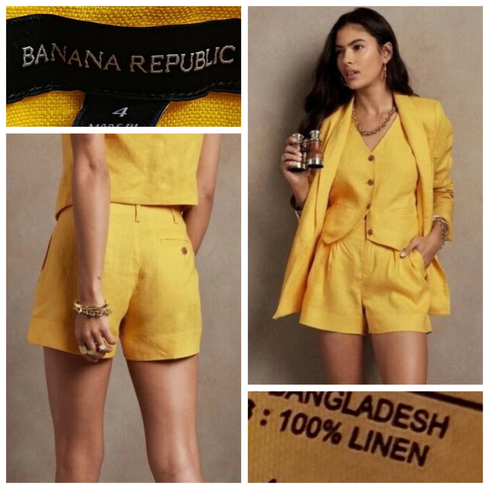 -20% code sifek20 Short neuf banana republic 💯% lin T.m