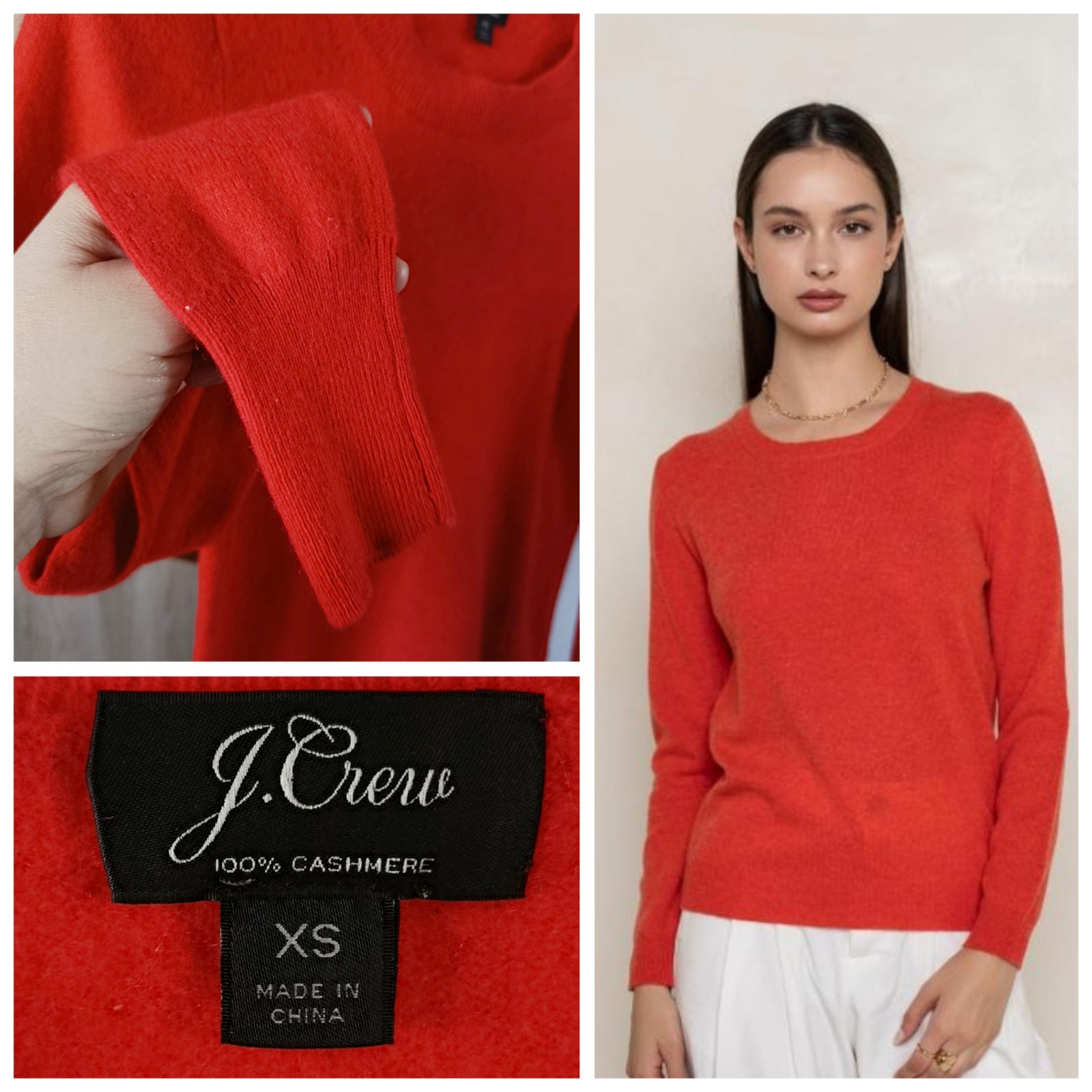 Pull j.crew 100% cachemire 