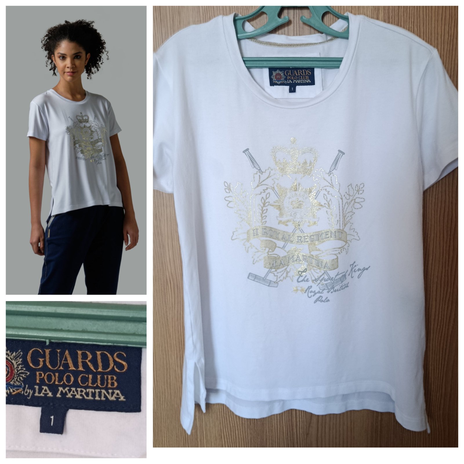 T-shirt blanc polo club T.s 