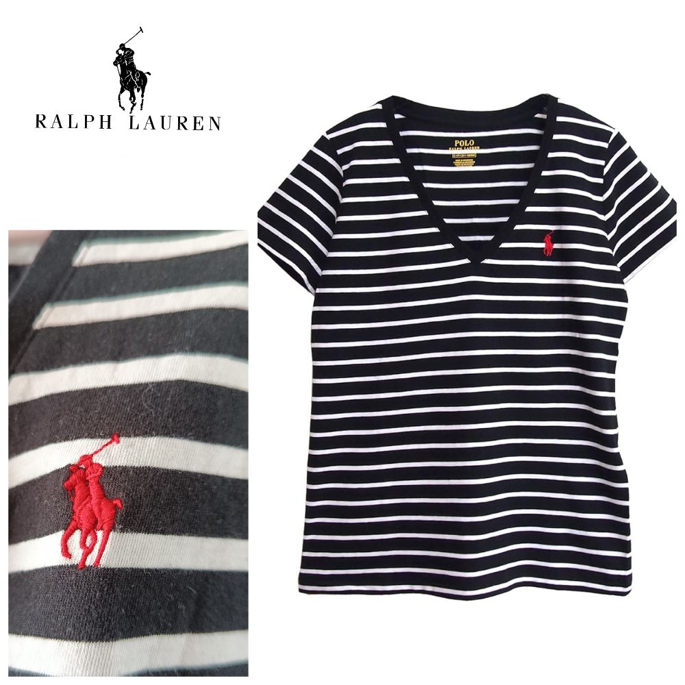 T-shirt Ralph Lauren rayé T.xs/s 