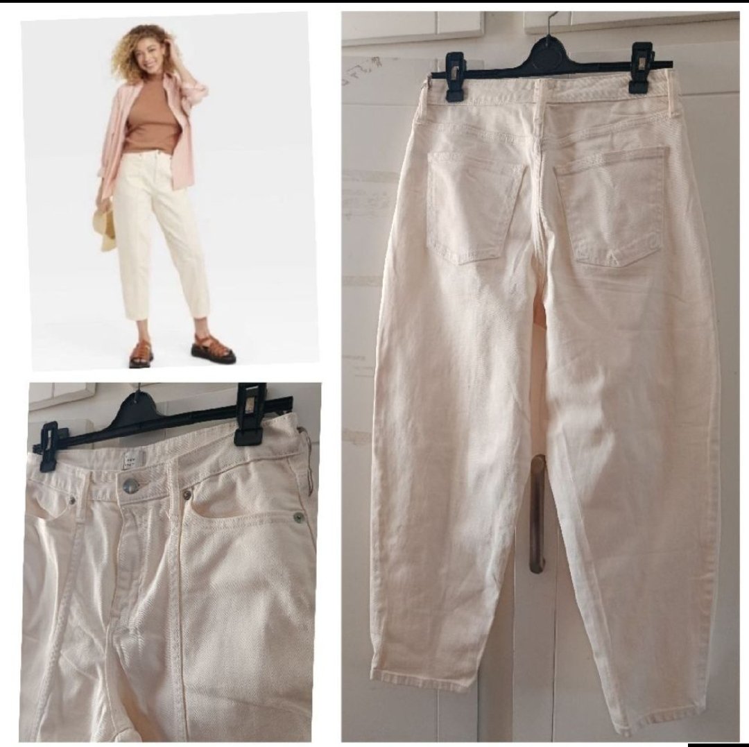 Jeans crème ballon T.m 