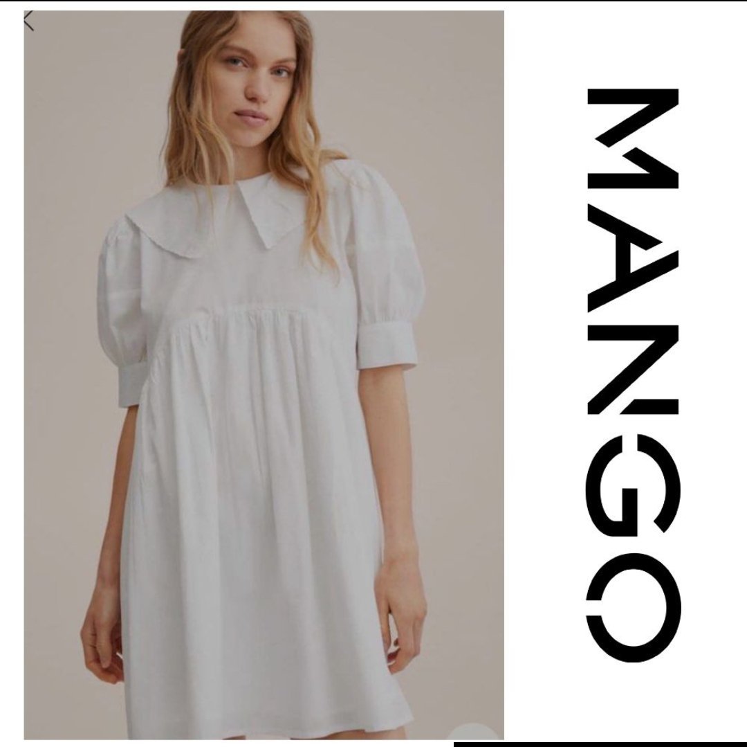 Robe blanche Mng neuve T.m/L 