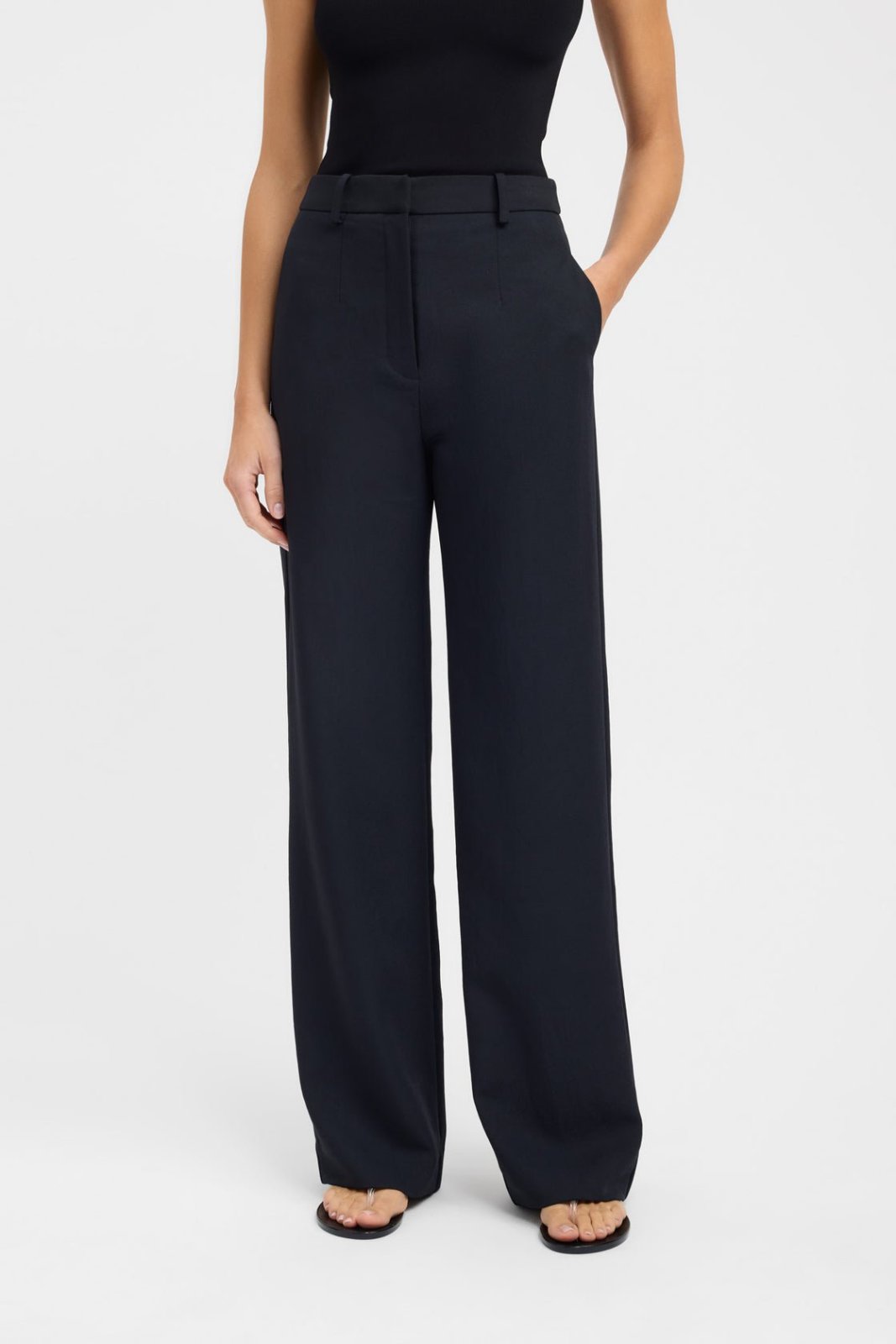 Pantalon large Kookaï en viscose mélangé T.m/L